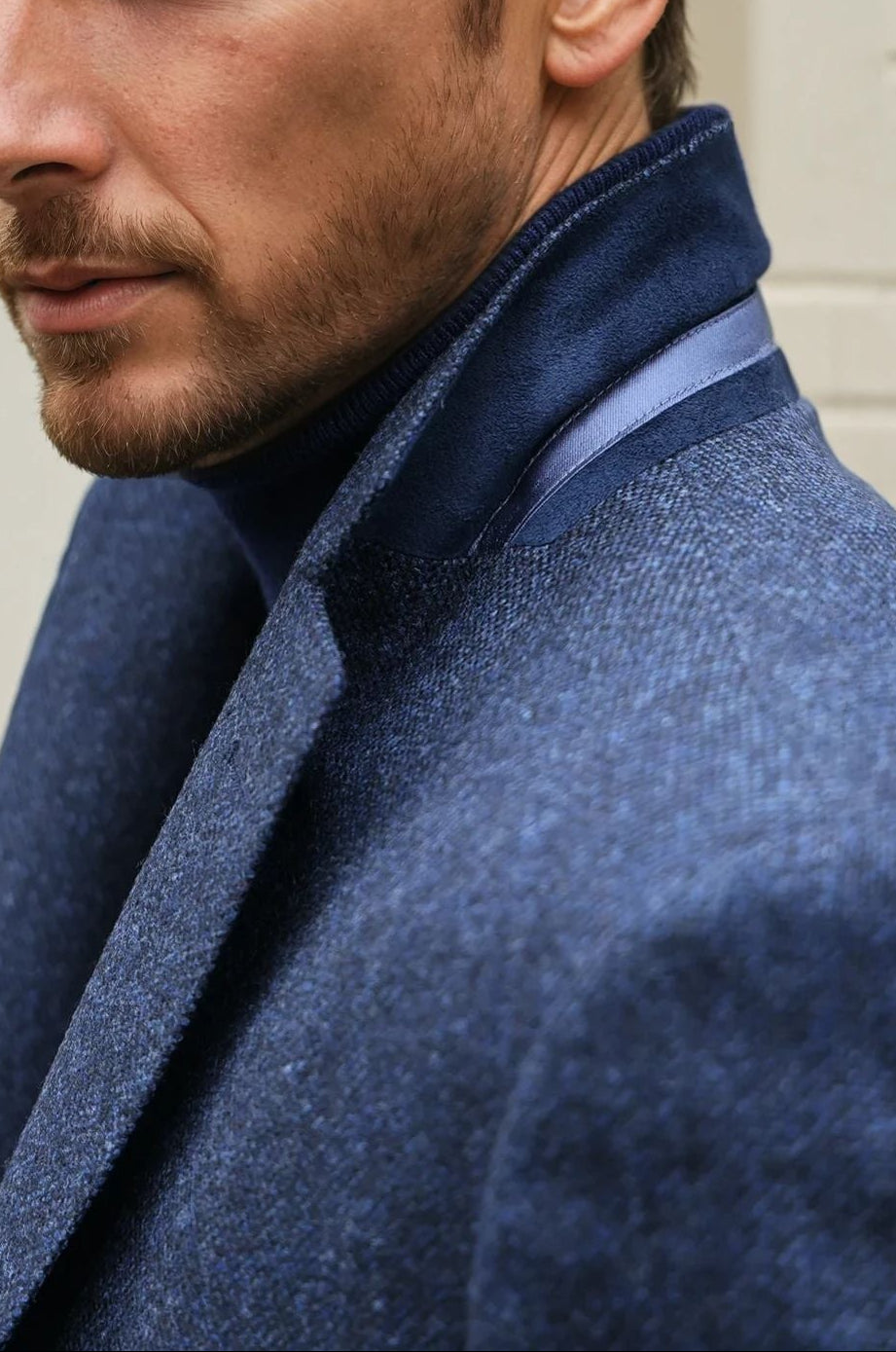 Veste Goal en laine et cachemire - Tweed jeans