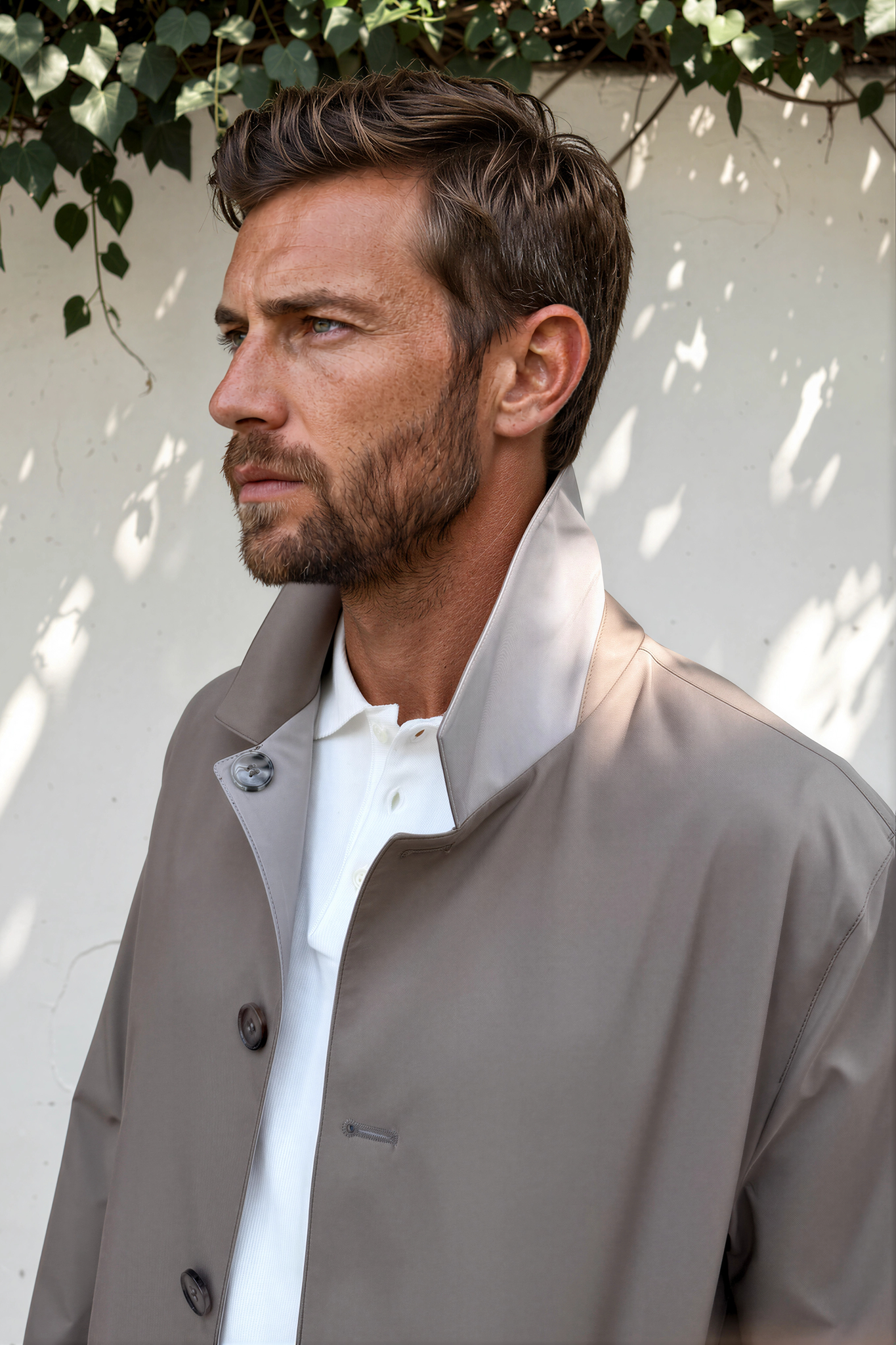 Imperméable Stanley réversible - Taupe - Beige