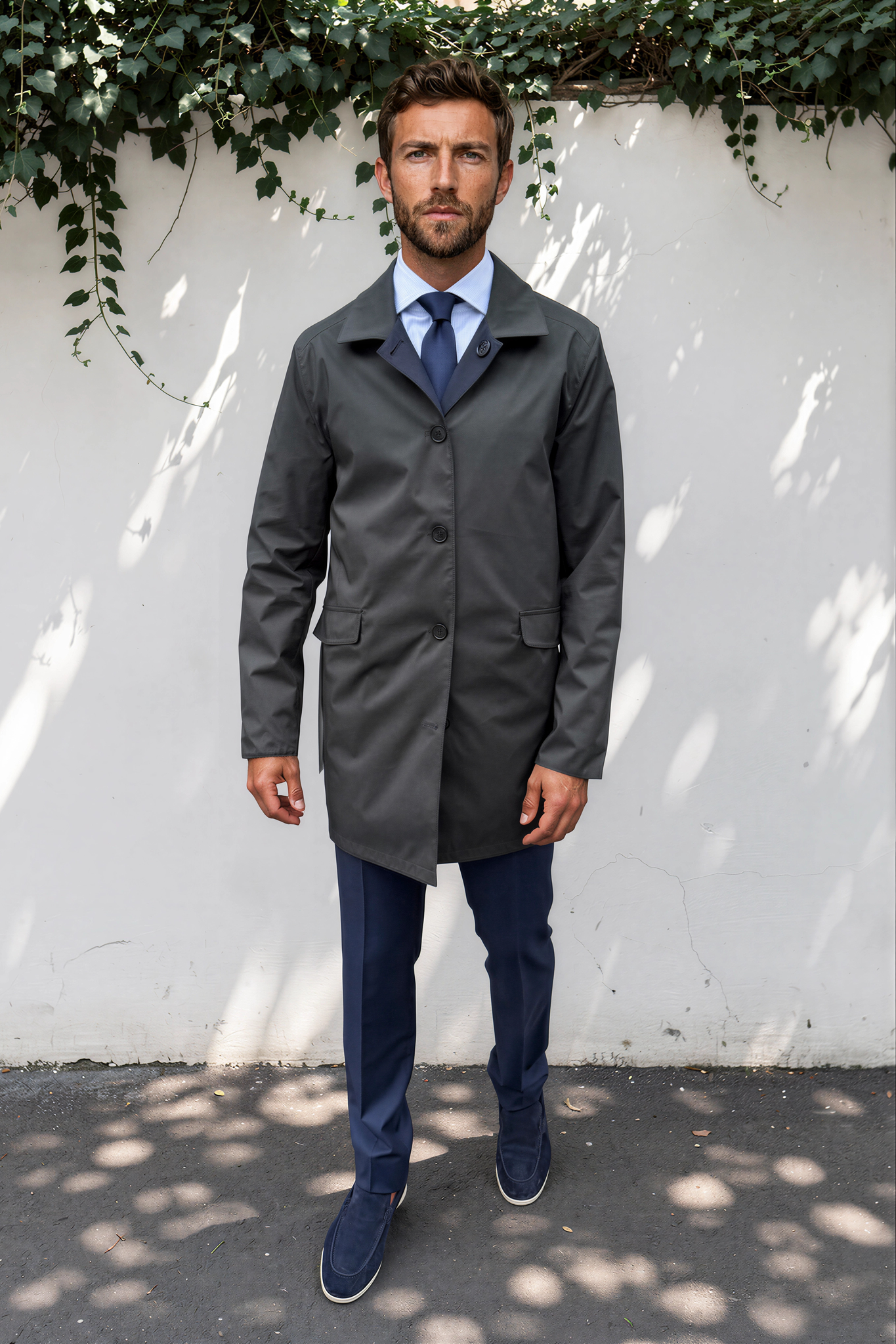 Imperméable Stanley réversible- Marine / Kaki
