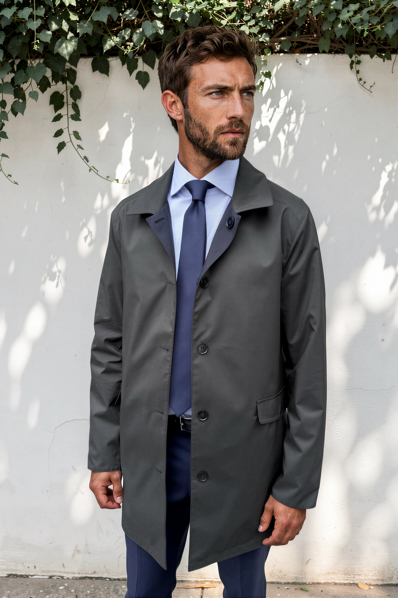 Imperméable Stanley réversible- Marine / Kaki