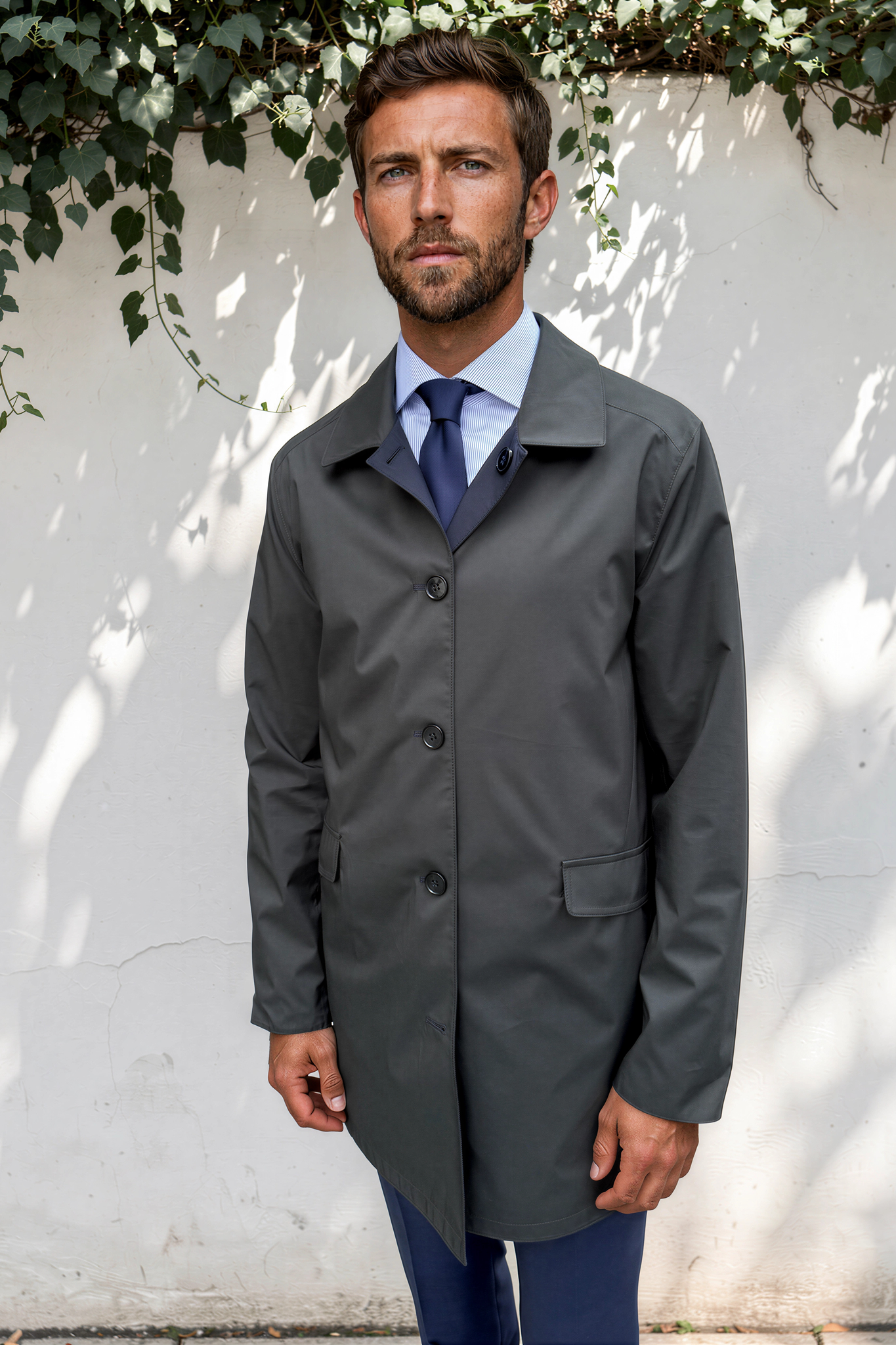 Imperméable Stanley réversible- Marine / Kaki