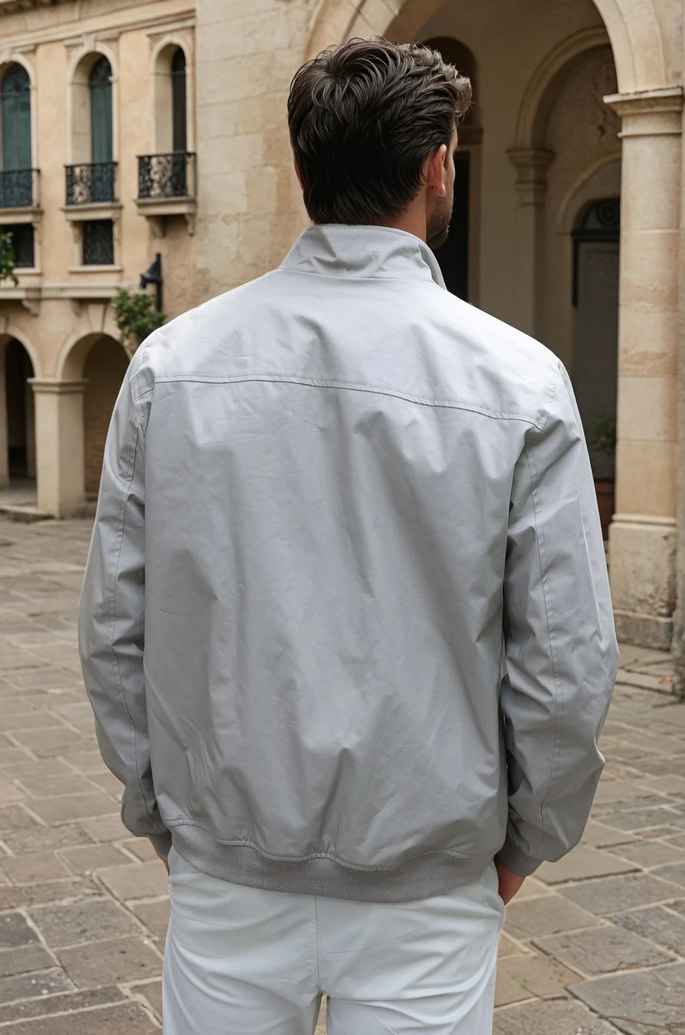 Blouson Oliver - Beige-MANTEAU HOMME-Curling-Paris