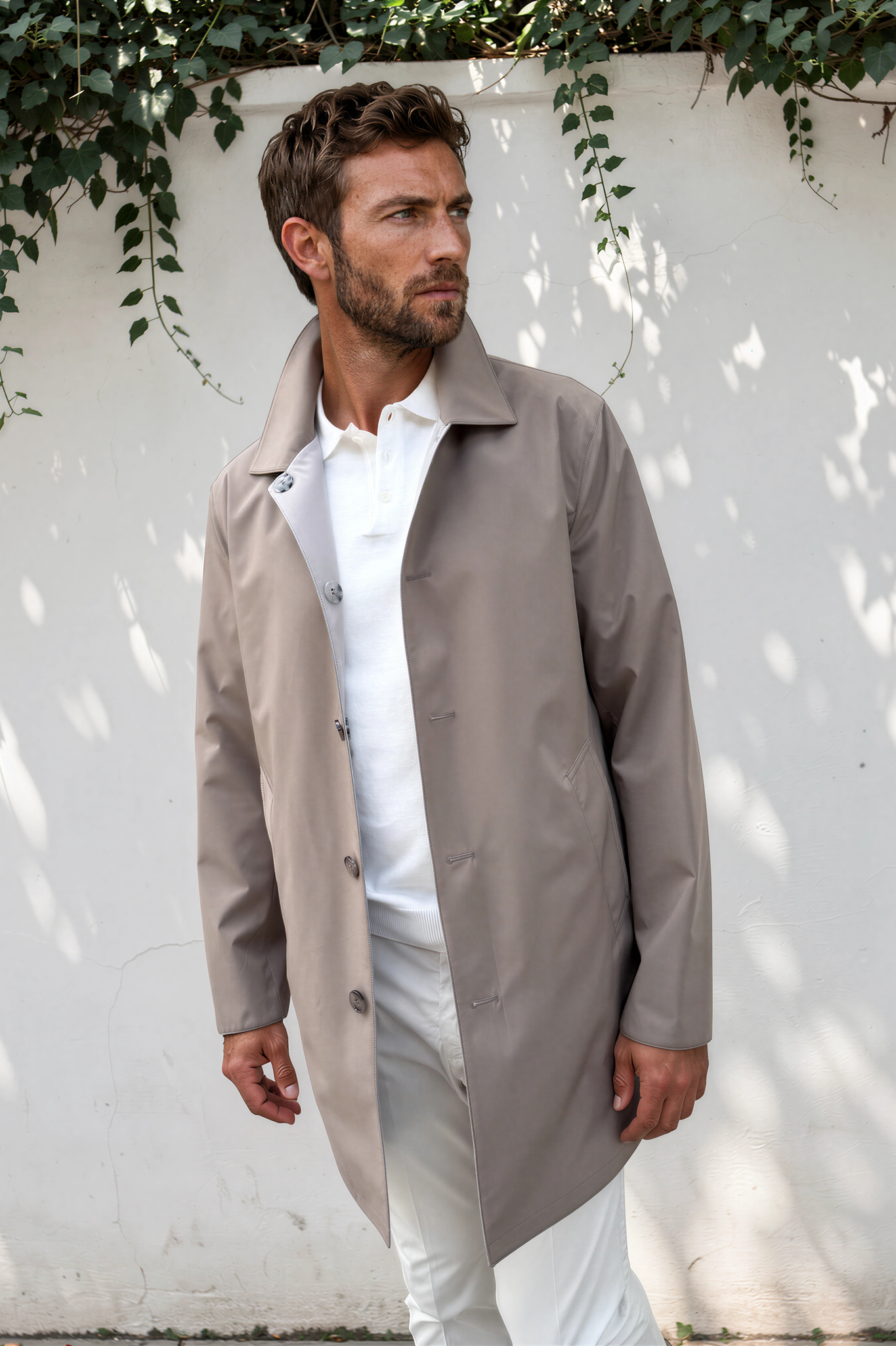 Imperméable Stanley réversible - Taupe - Beige