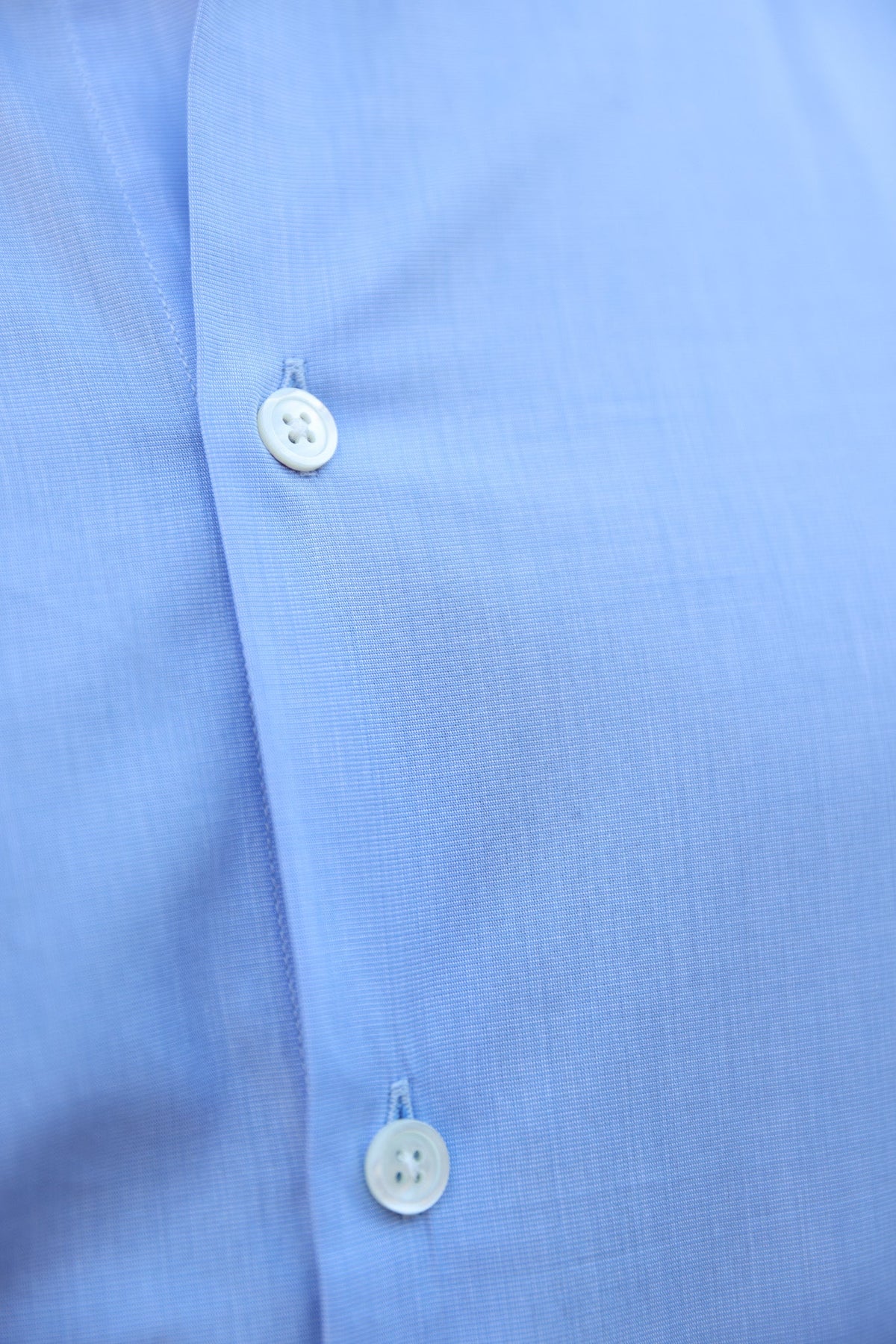 Chemise Gio en coton fil à fil - Ciel-CHEMISE HOMME-Curling-Paris