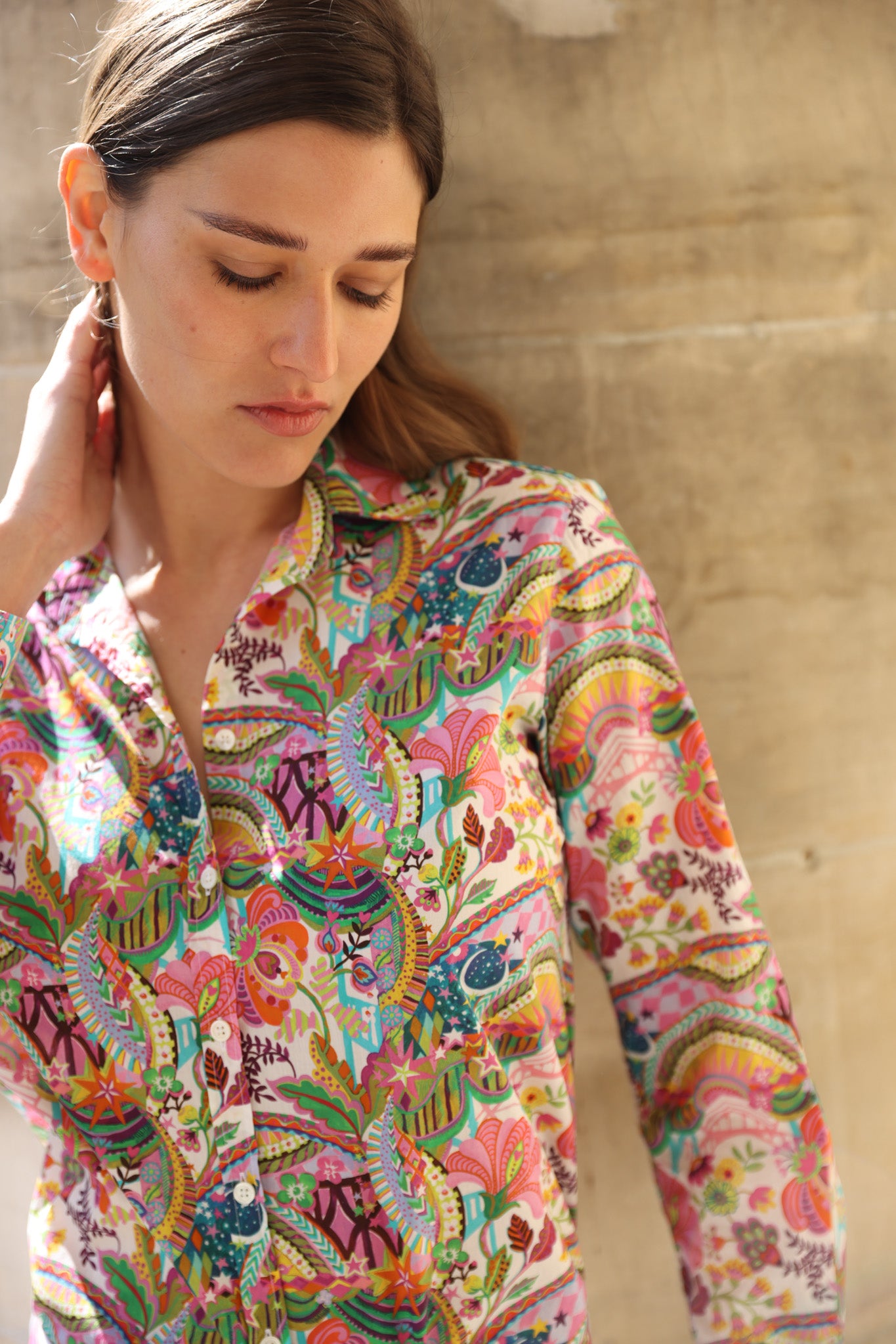 Chemisier Canelle en coton Liberty of London - Liberty Stage-CHEMISIER FEMME-Curling-Paris
