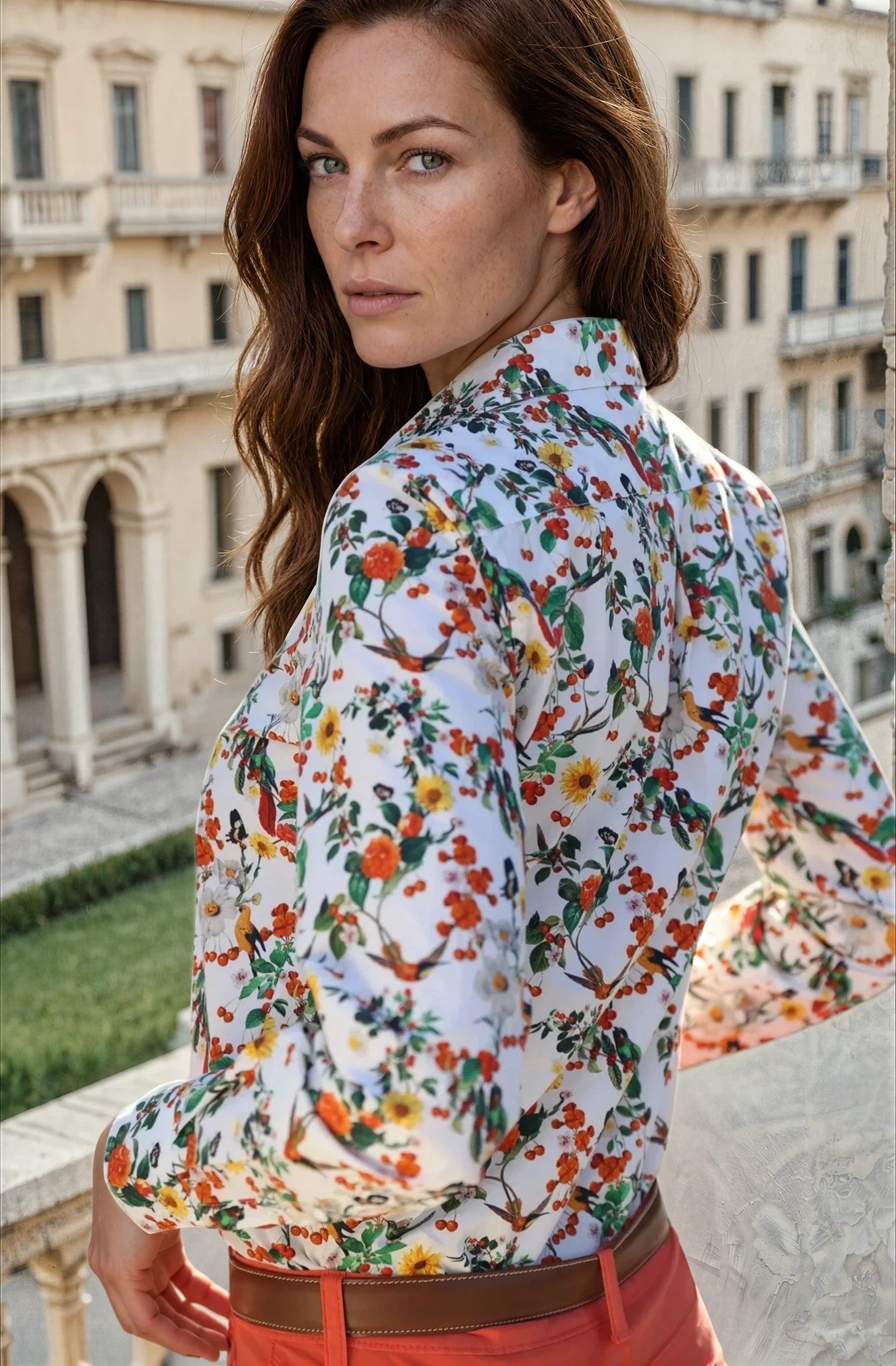 Chemisier Canelle en coton - Multi-CHEMISIER FEMME-Curling-Paris