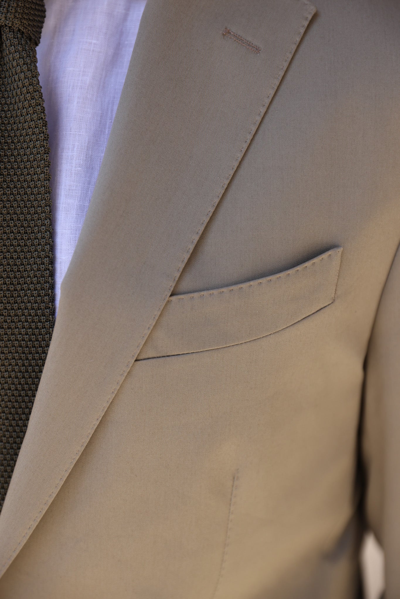 Costume Giorgio 100% coton - Taupe-COSTUME HOMME-Curling-Paris