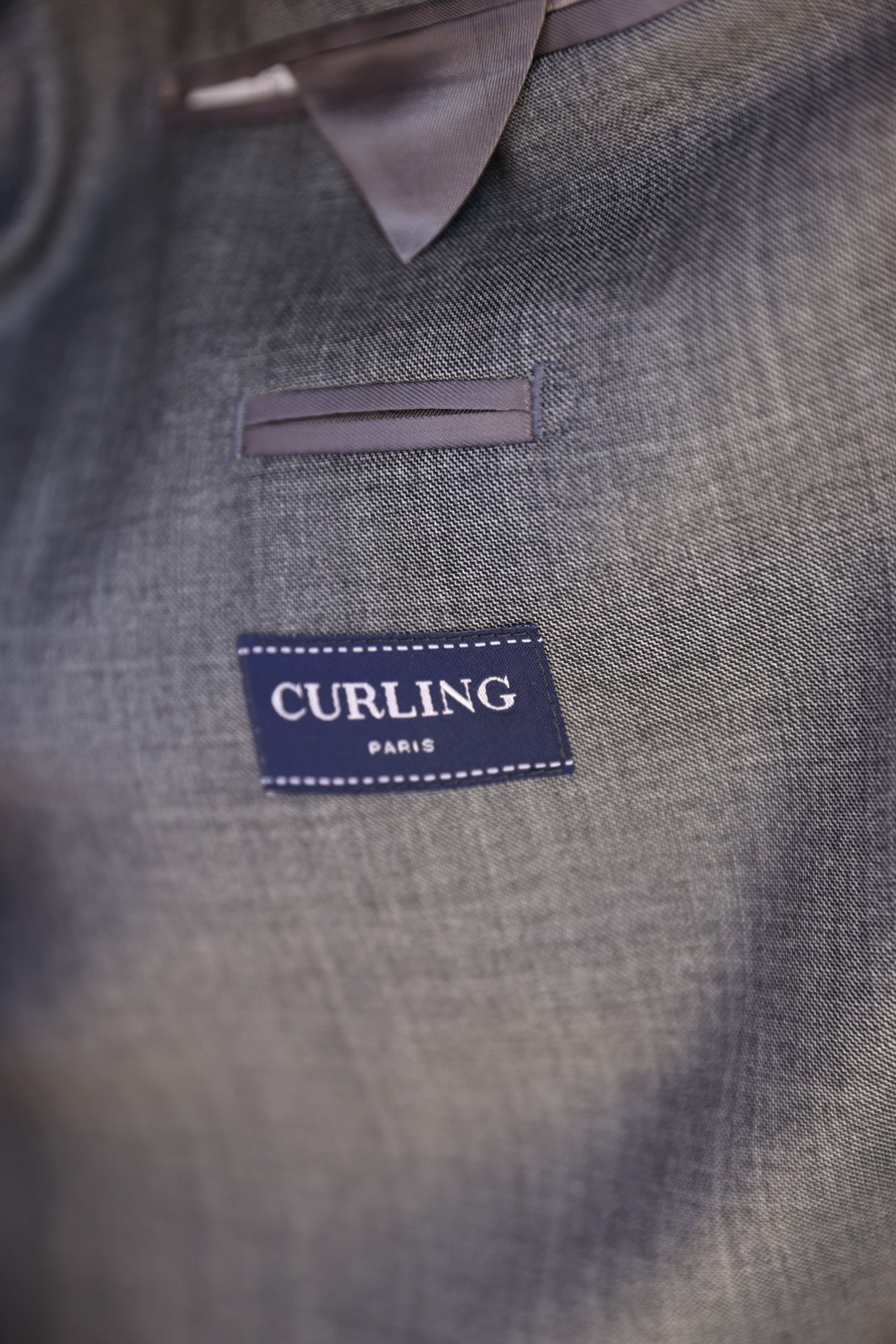 Costume Giorgio 100% laine vierge - Gris Moyen-COSTUME HOMME-Curling-Paris