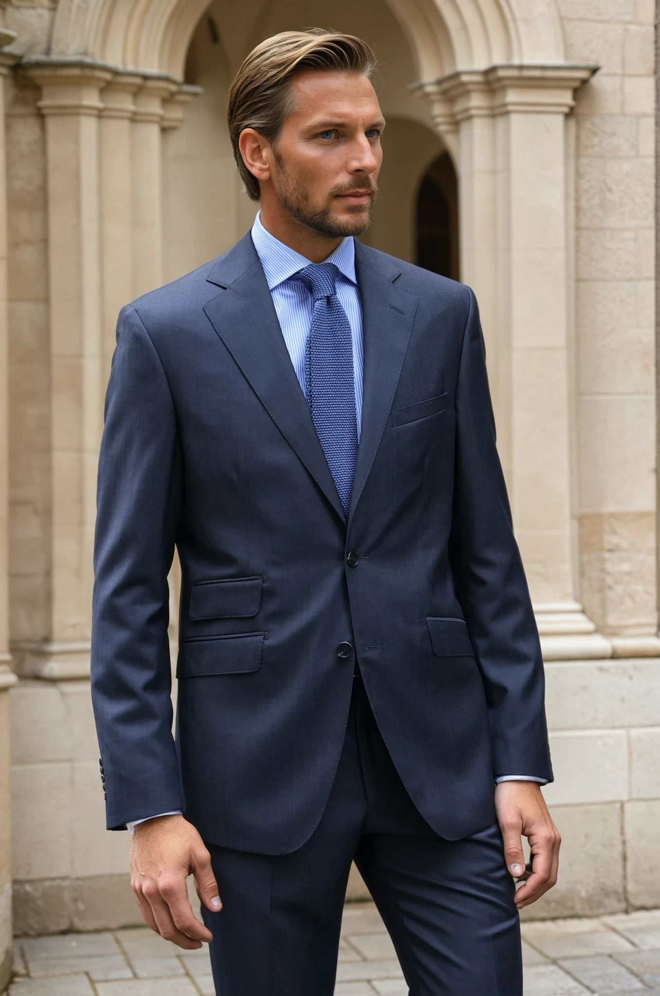 Costume Goal 100% laine vierge - Anthracite metal-COSTUME HOMME-Curling-Paris
