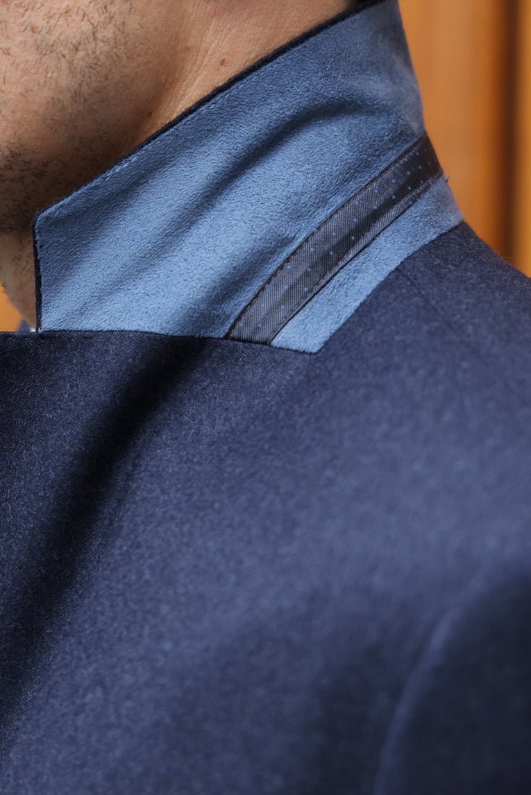Costume Goal en flanelle 100% laine vierge - Jeans-COSTUME HOMME-Curling-Paris