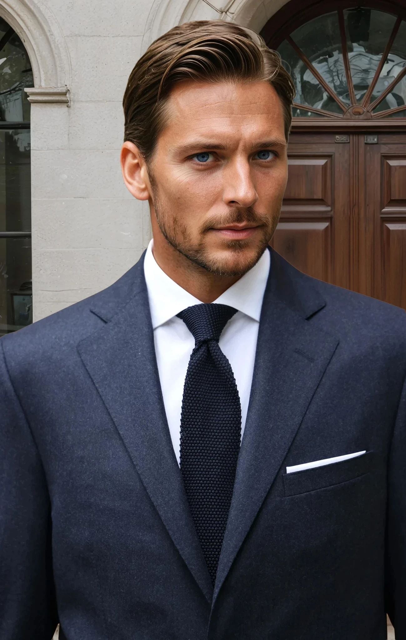 Costume Goal en flanelle Super 120'S - Jeans-COSTUME HOMME-Curling-Paris