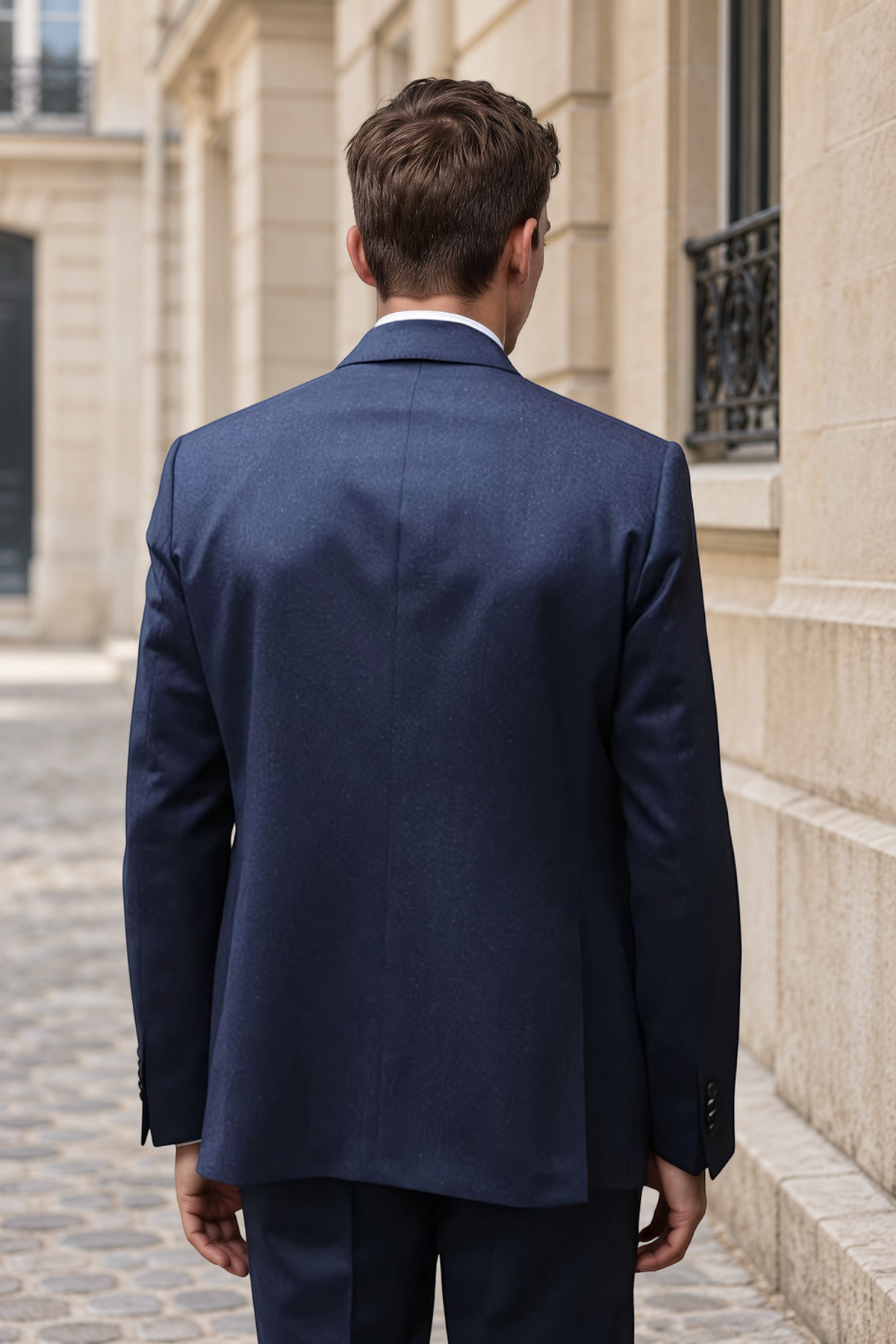 Costume Goal en laine Super 110'S - Jeans-COSTUME HOMME-Curling-Paris