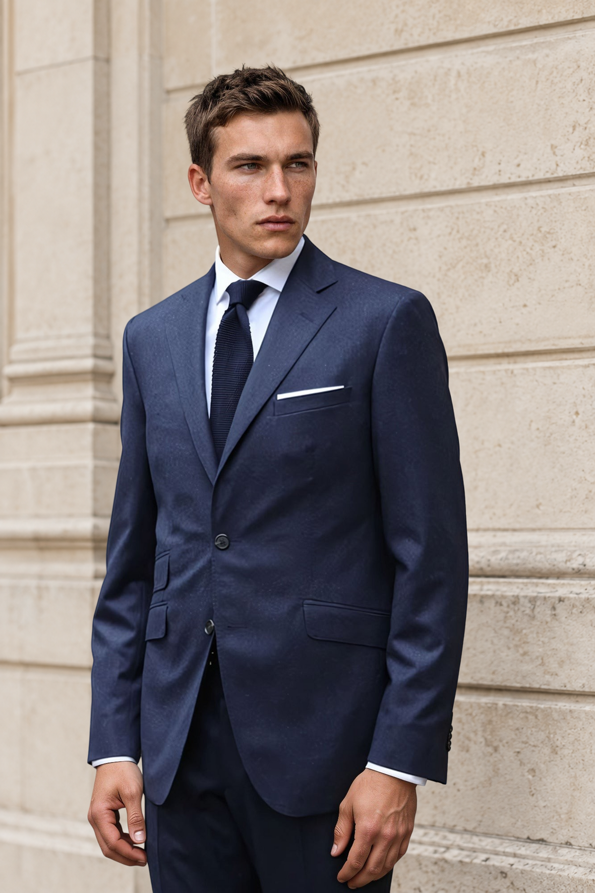 Costume Goal en laine Super 110'S - Jeans-COSTUME HOMME-Curling-Paris