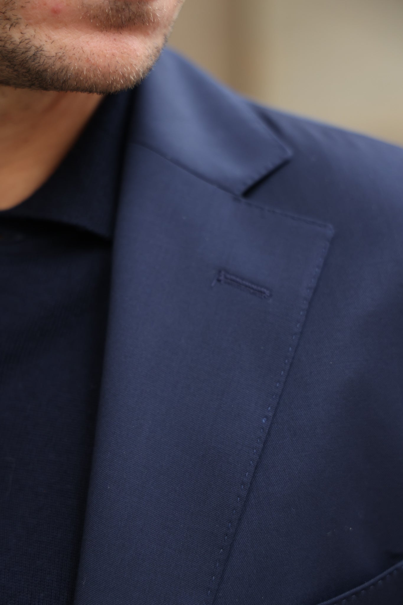 Costume Goal en laine Super 110'S - Marine-COSTUME HOMME-Curling-Paris