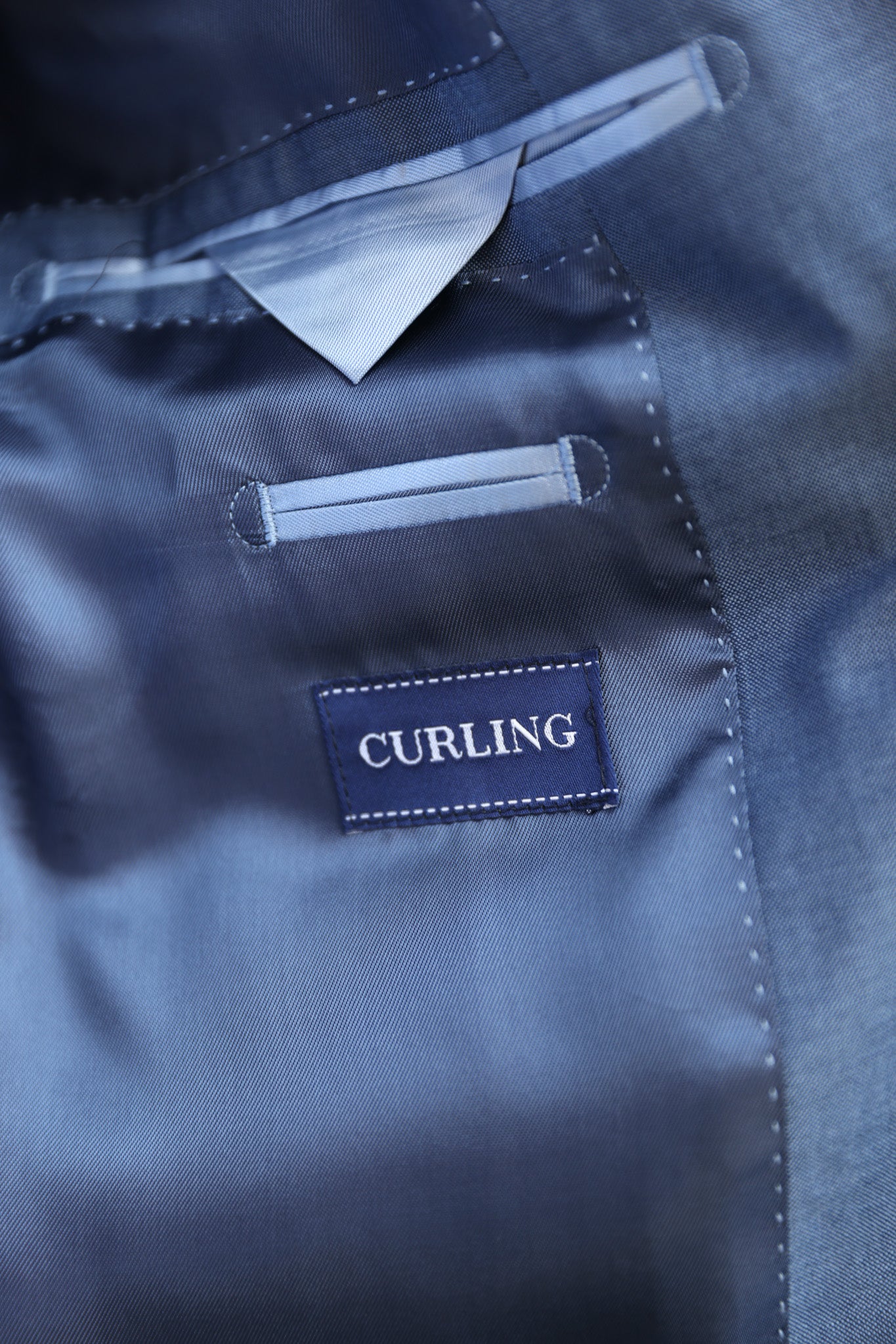 Costume Goal laine vierge - Gris Bleu-COSTUME HOMME-Curling-Paris