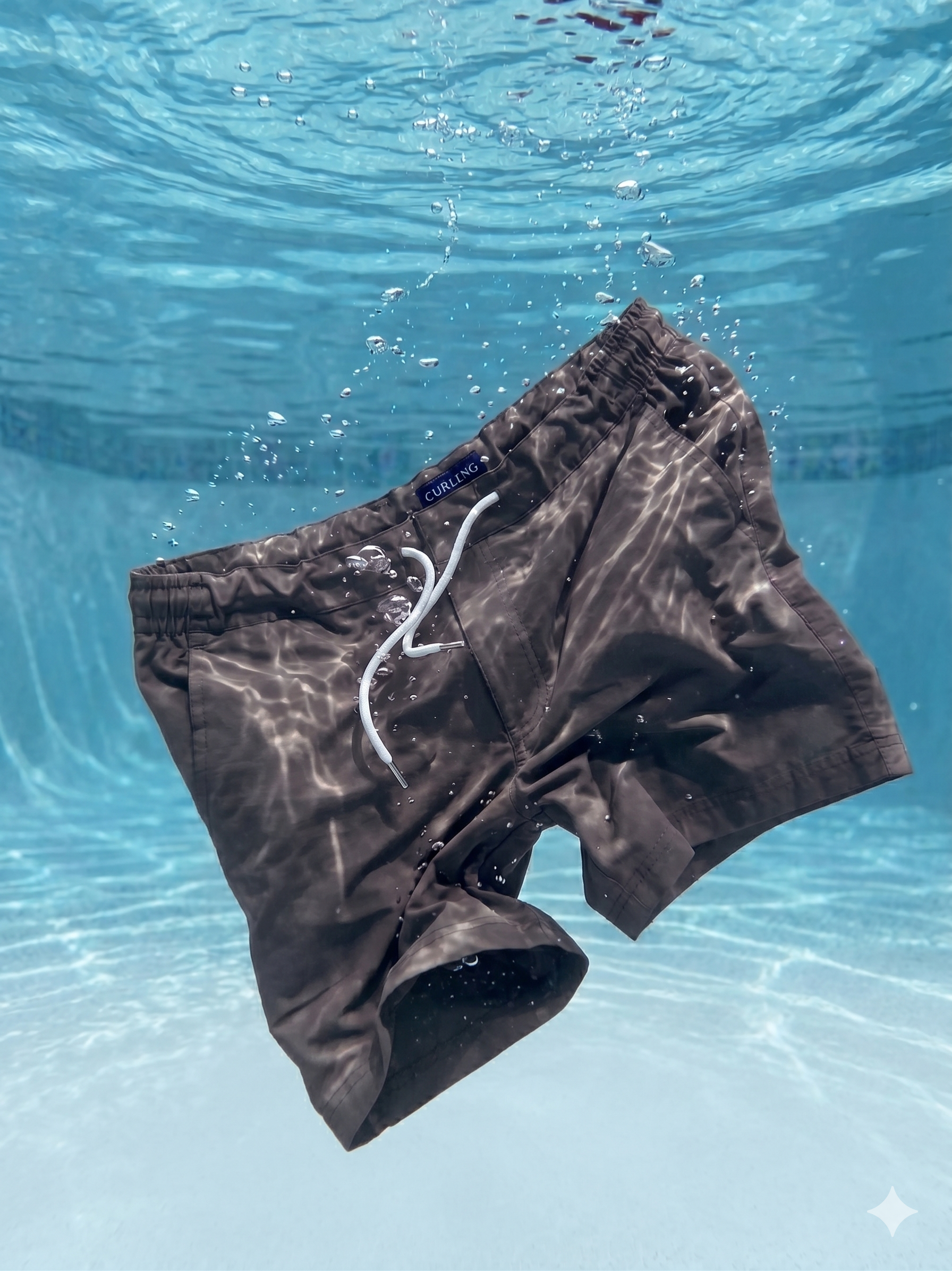 Short de bain - Anthracite