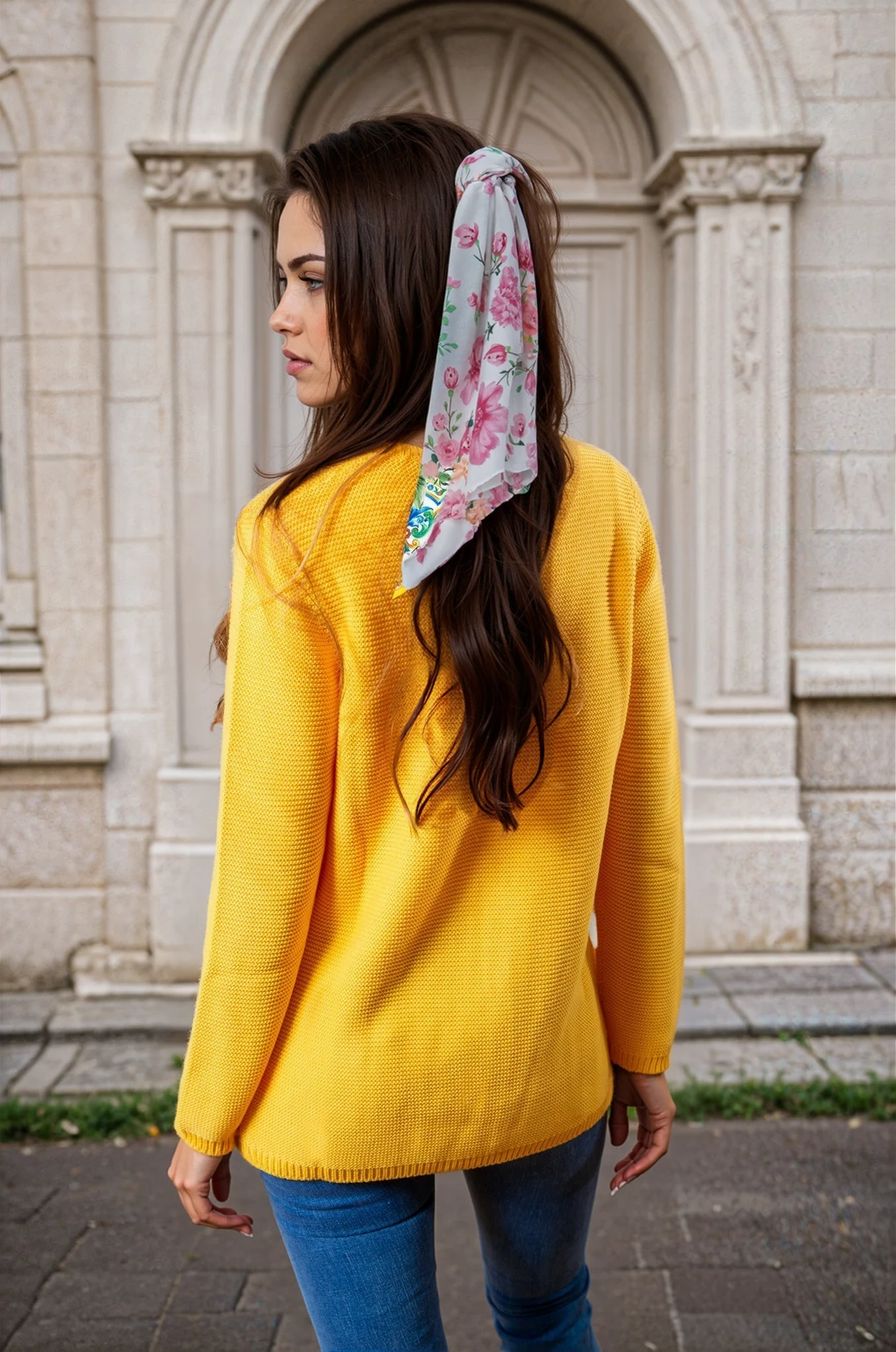 Gilet Curling long - soleil-PULL FEMME-Curling-Paris