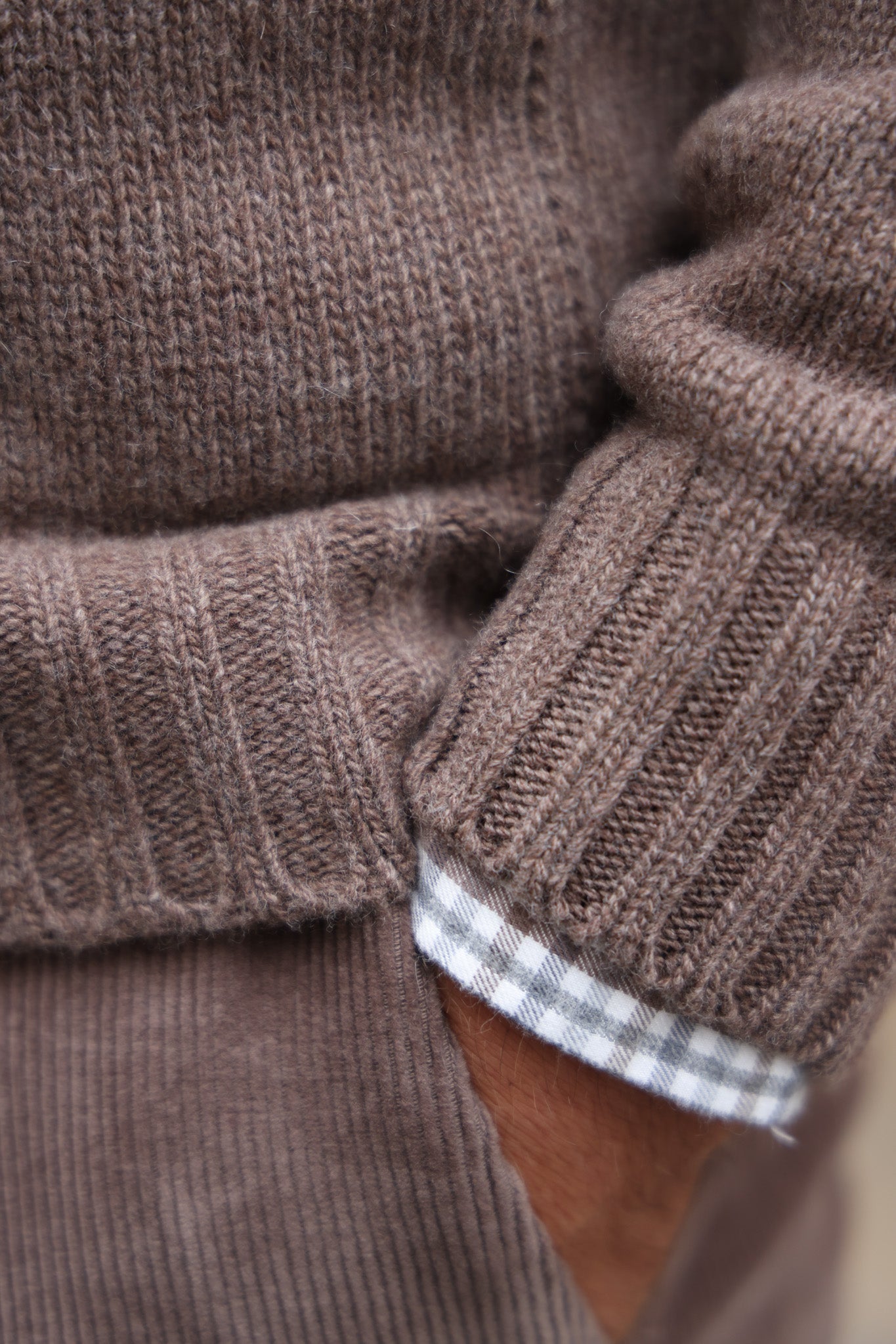 Gilet Lucas en laine et cachemire - Taupe-PULL HOMME-Curling-Paris