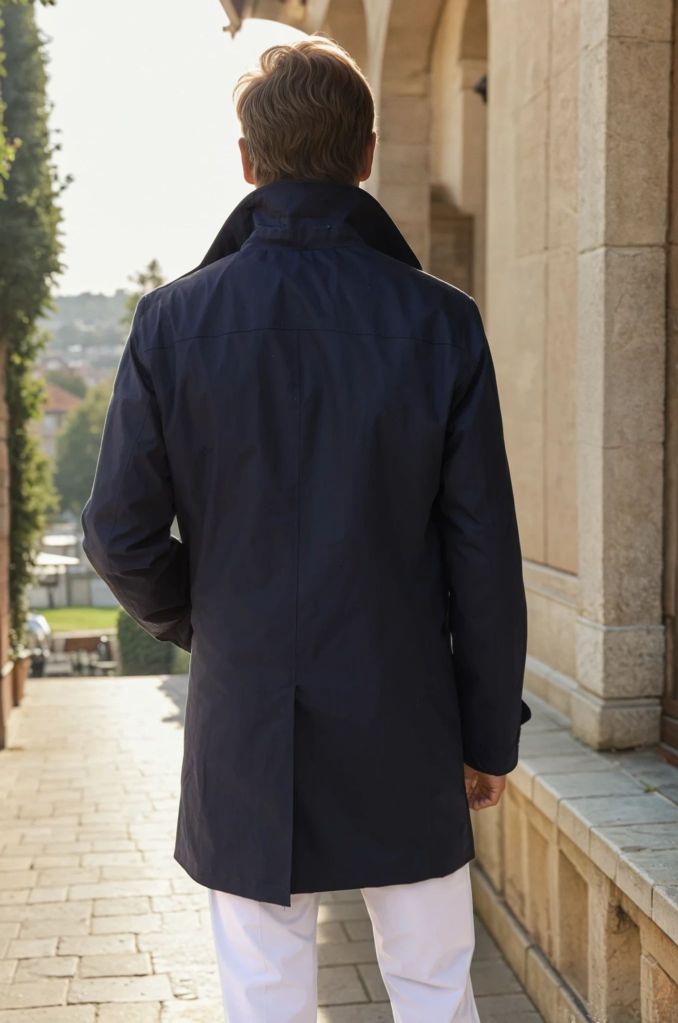 Imperméable Harry - Marine-MANTEAU HOMME-Curling-Paris