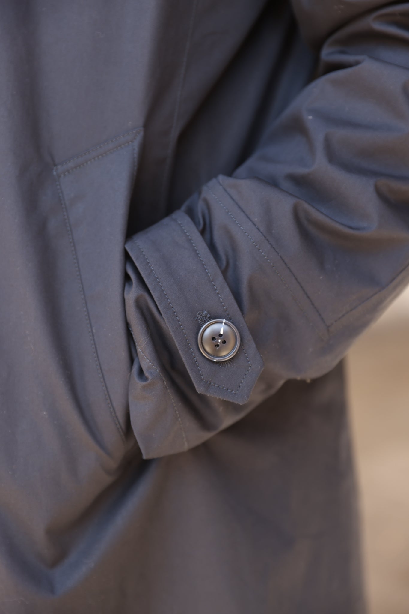 Imperméable Harry - Marine-MANTEAU HOMME-Curling-Paris