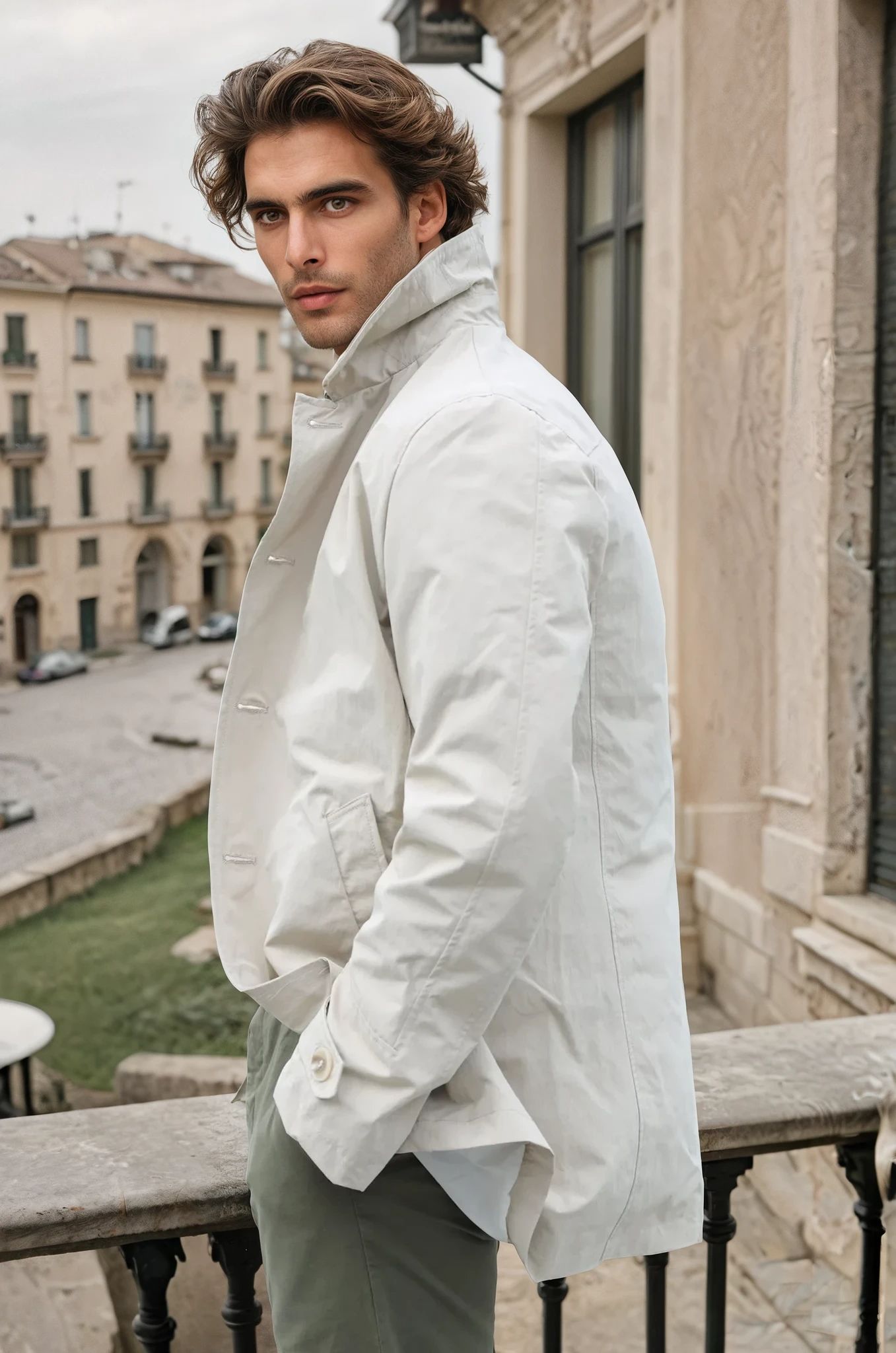Imperméable Lenny - Beige-MANTEAU HOMME-Curling-Paris