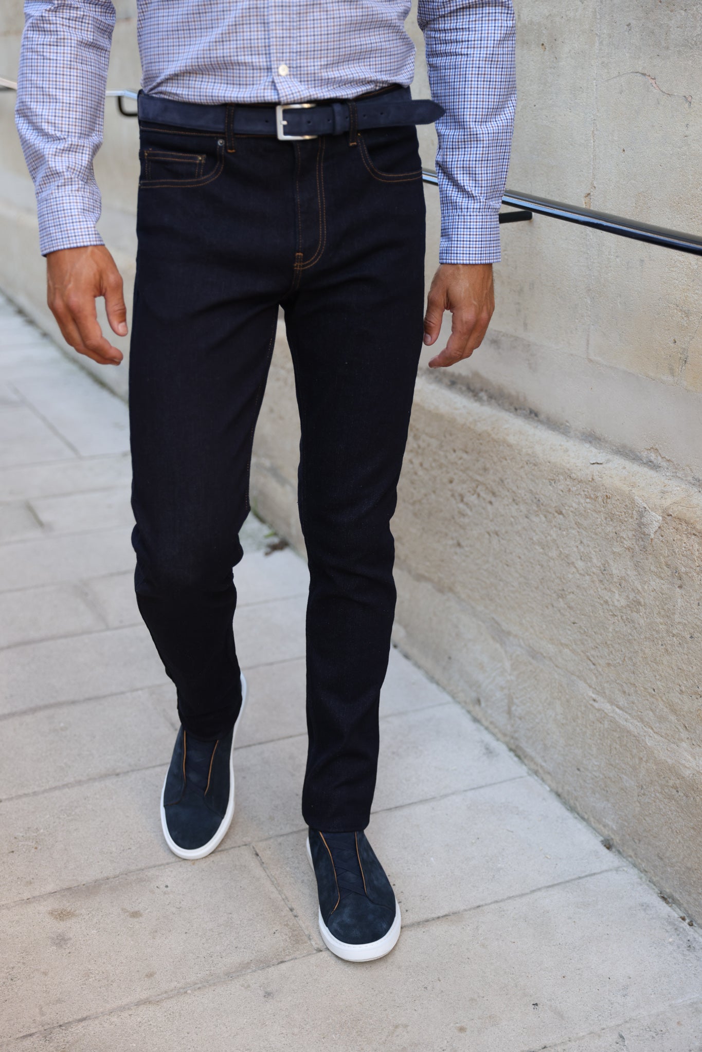 Jeans James en coton stretch - Brut-PANTALON HOMME-Curling-Paris