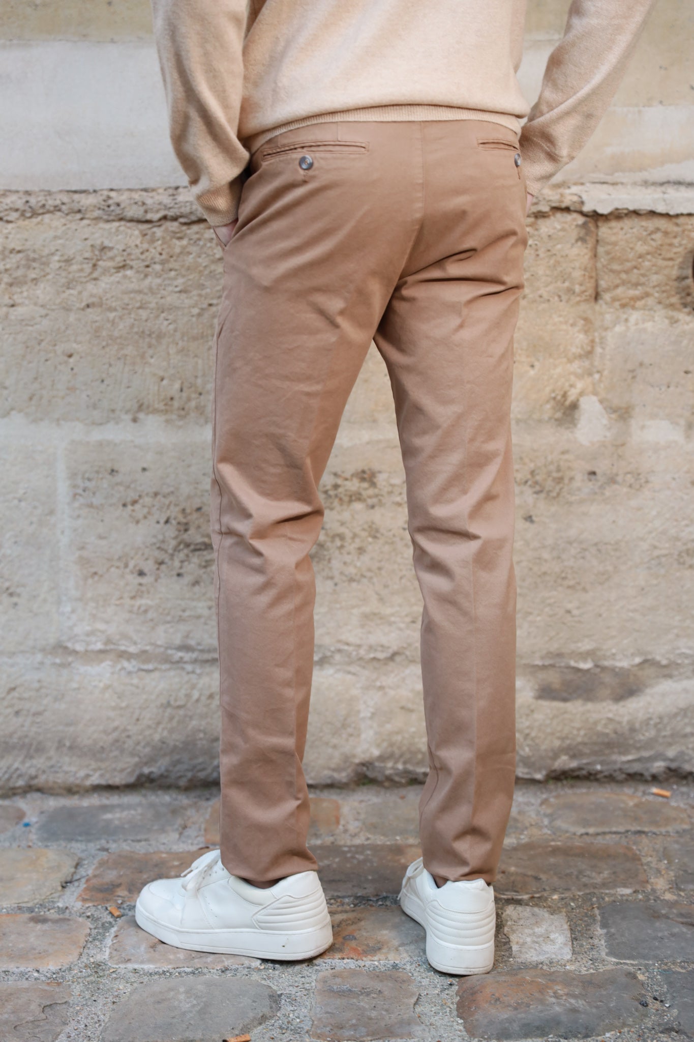 Pantalon Seanfit en drill de coton d'hiver - Beurre-PANTALON HOMME-Curling-Paris