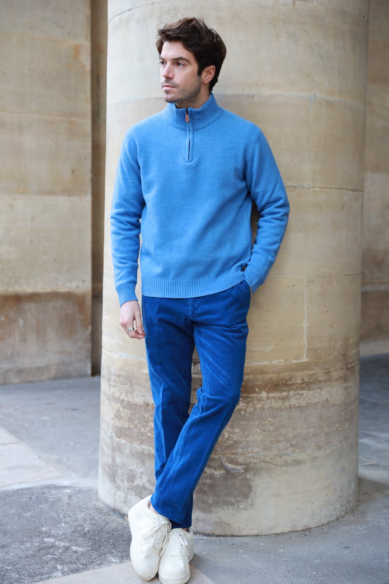 Pantalon Seanfit en velours côtelé - Denim-PANTALON HOMME-Curling-Paris