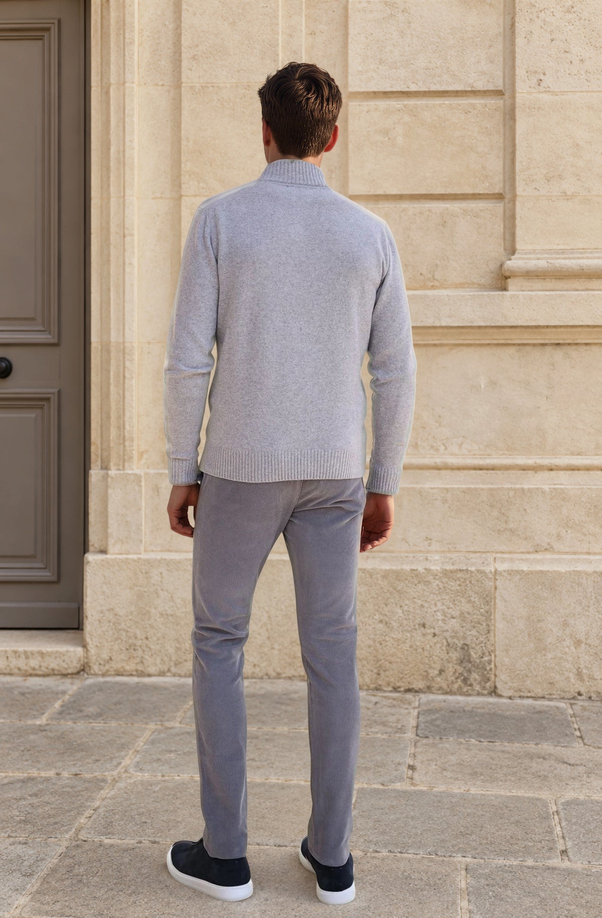 Pantalon Seanvfit en velours côtelé - Gris clair-PANTALON HOMME-Curling-Paris