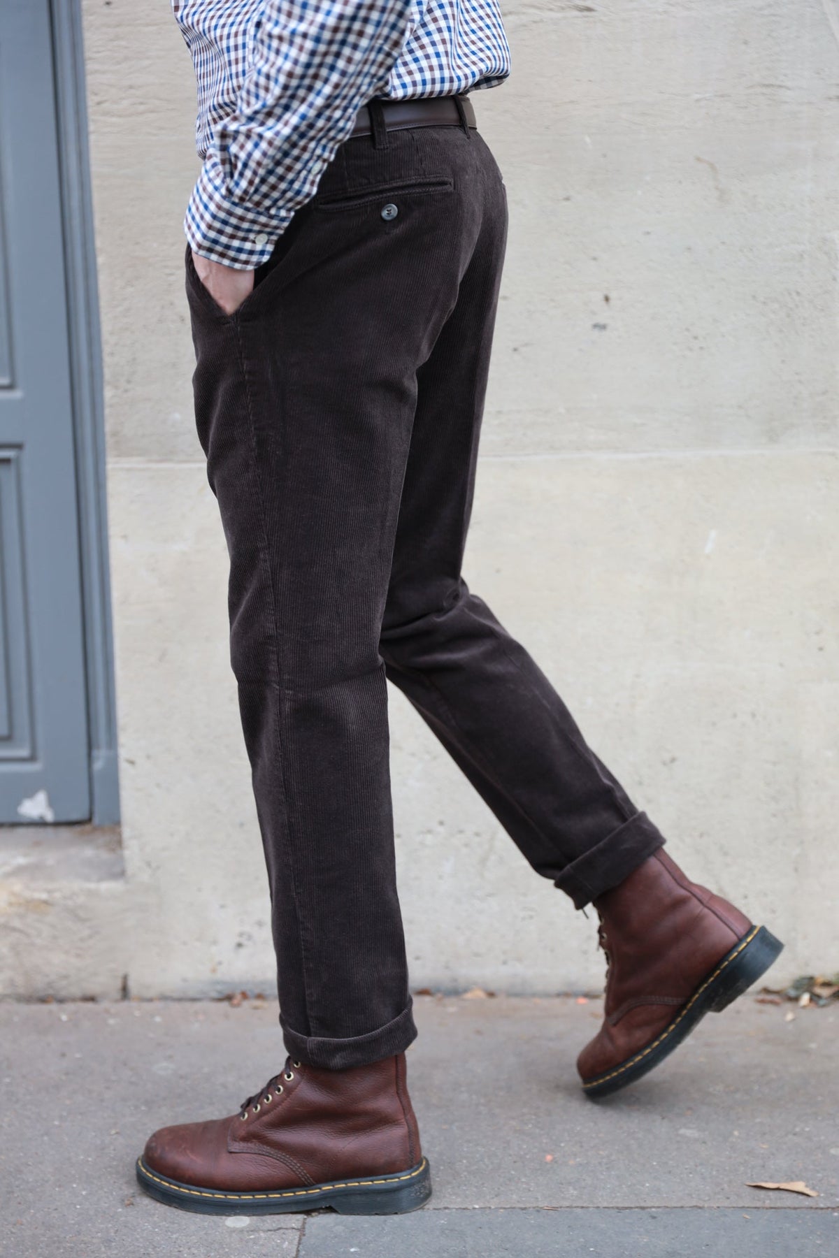 Pantalon Seanvfit en velours côtelé - Marron-PANTALON HOMME-Curling-Paris