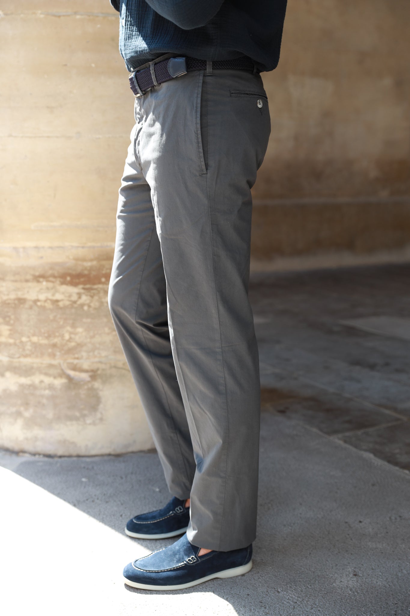 Pantalon d'été Sean en coton stretch - Eléphant-PANTALON HOMME-Curling-Paris