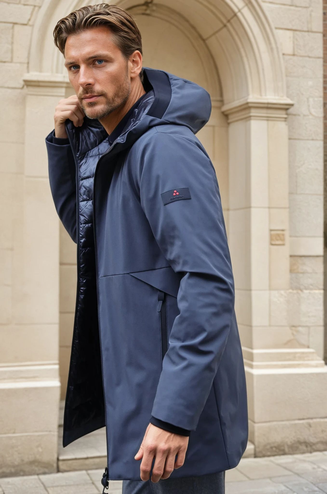 Parka Metide Peuterey - Gris Anthracite-MANTEAU HOMME-Curling-Paris