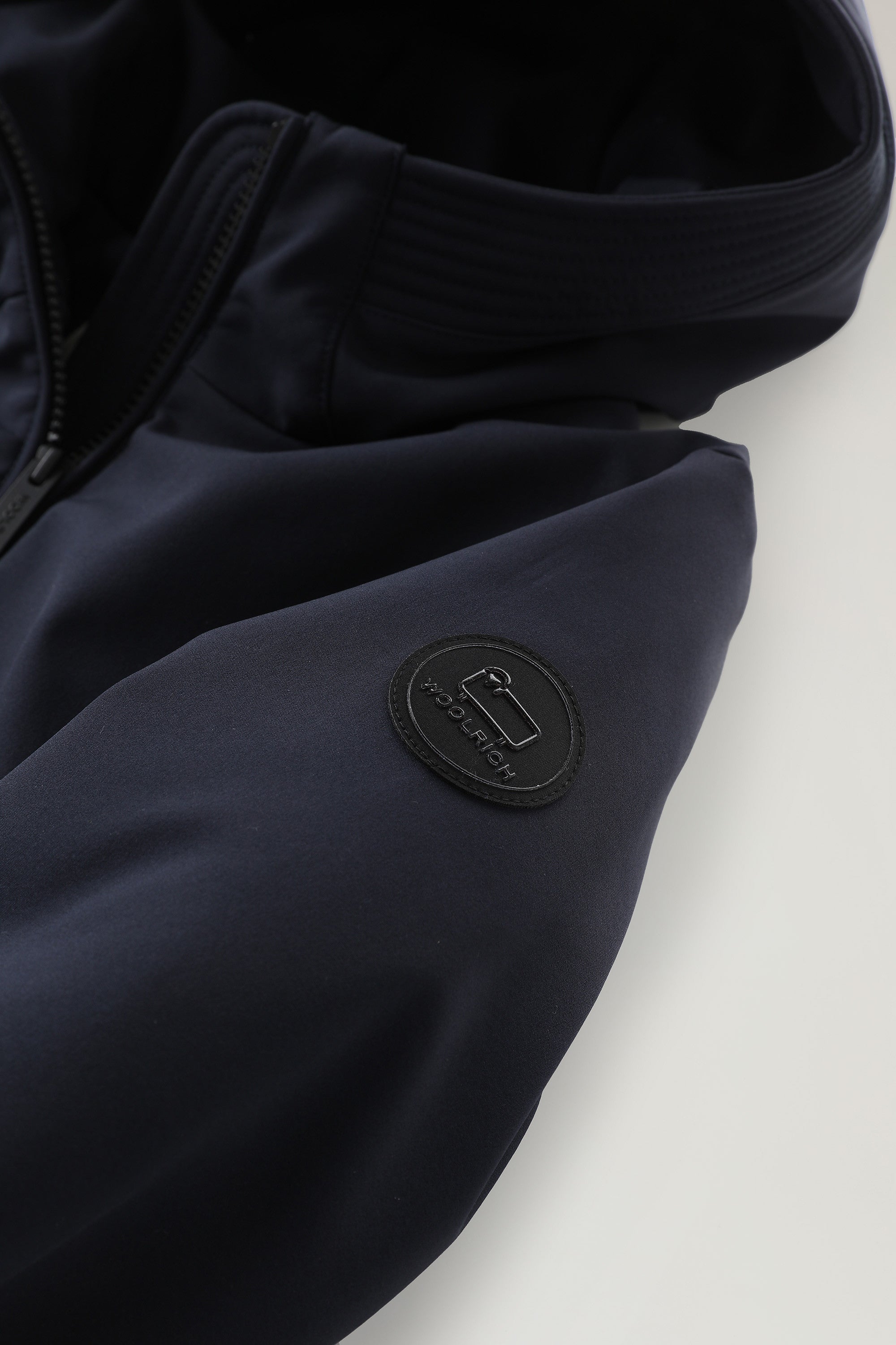 Parka Woolrich Firth en Softshell - Melton Blue-MANTEAU FEMME-Curling-Paris