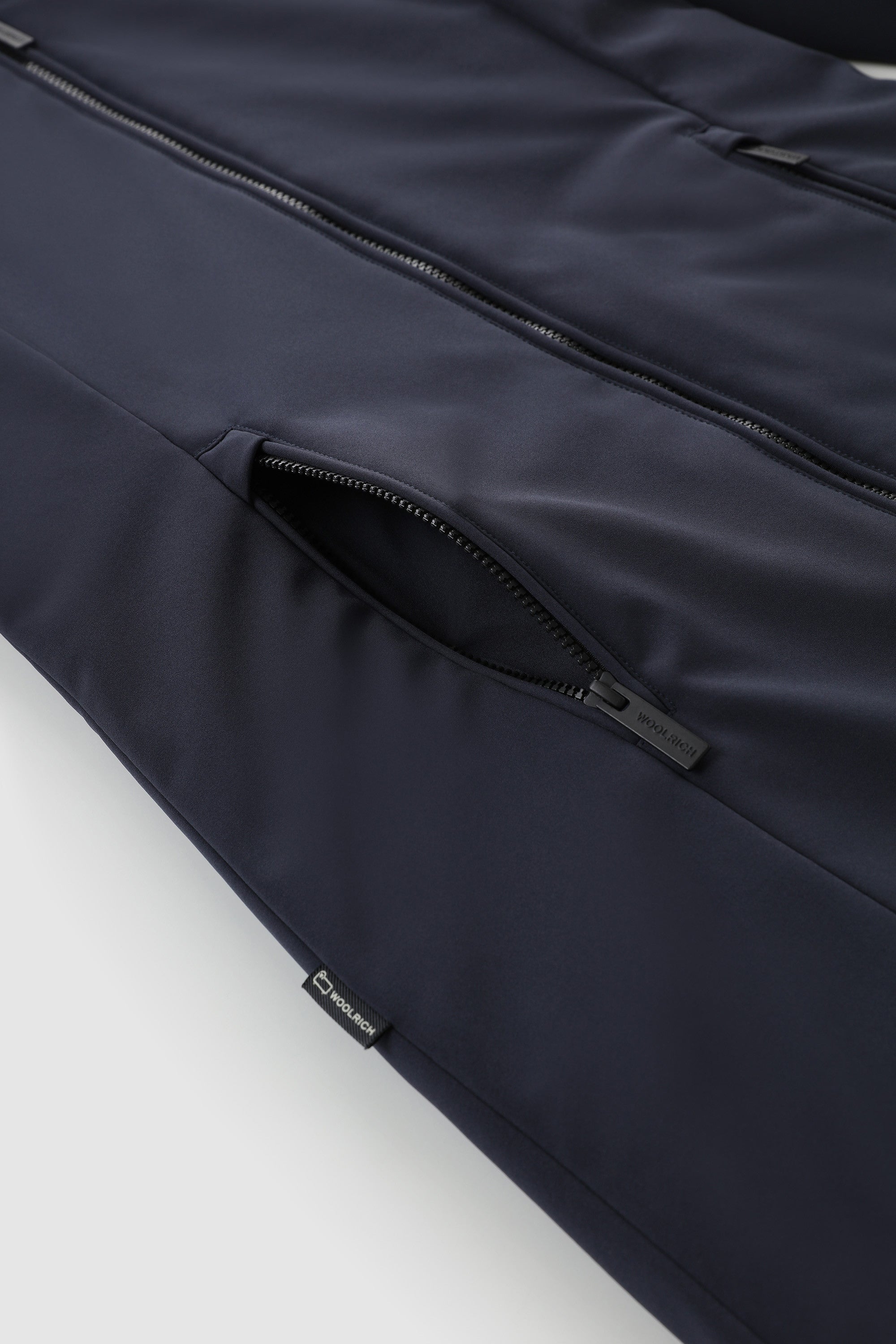 Parka Woolrich Firth en Softshell - Melton Blue-MANTEAU FEMME-Curling-Paris