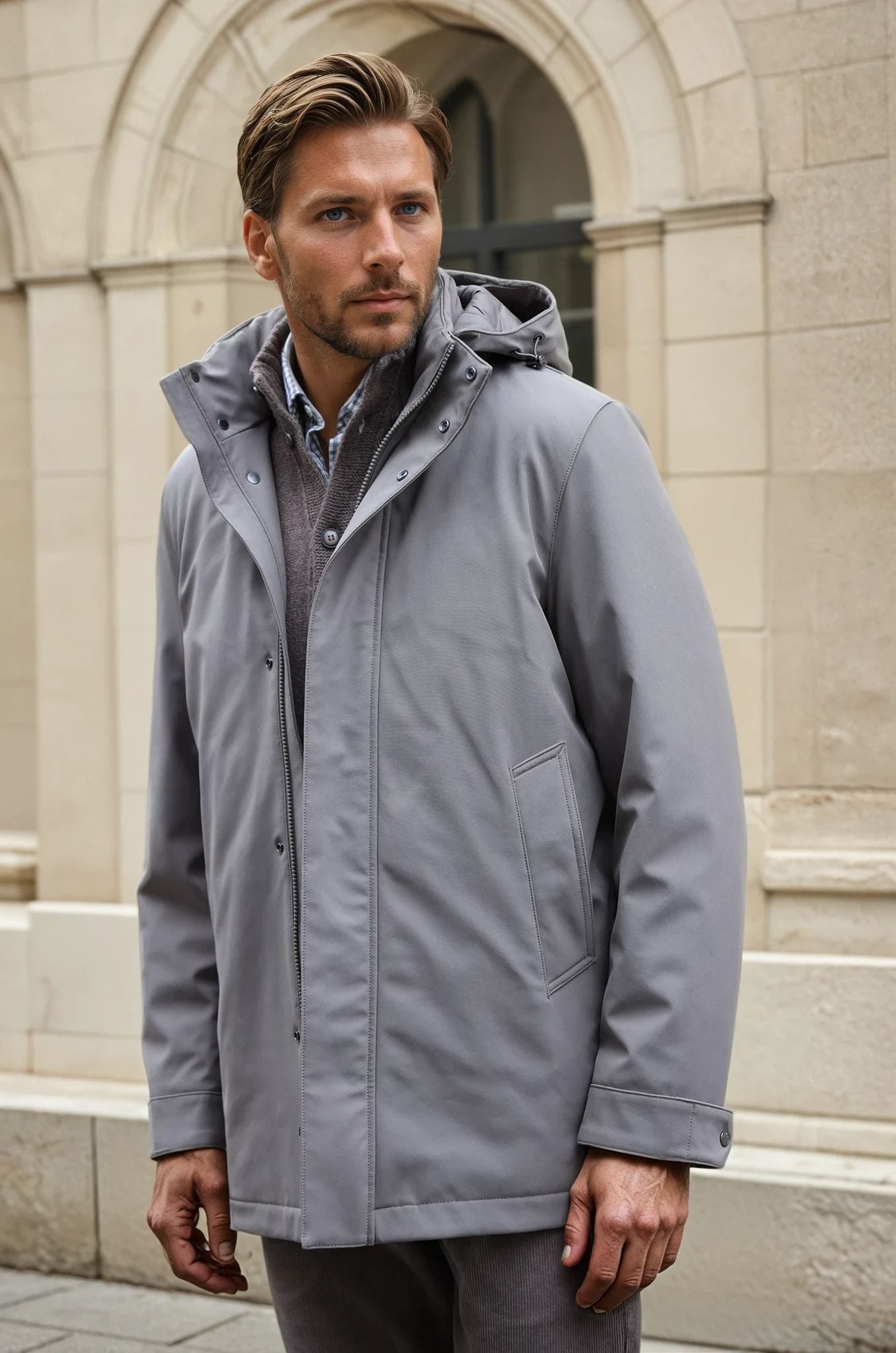 Parka Woolrich Softshell - Falcon-MANTEAU HOMME-Curling-Paris