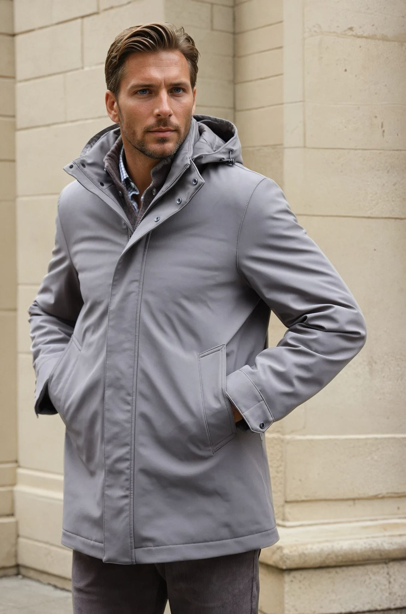 Parka Woolrich Softshell - Falcon-MANTEAU HOMME-Curling-Paris