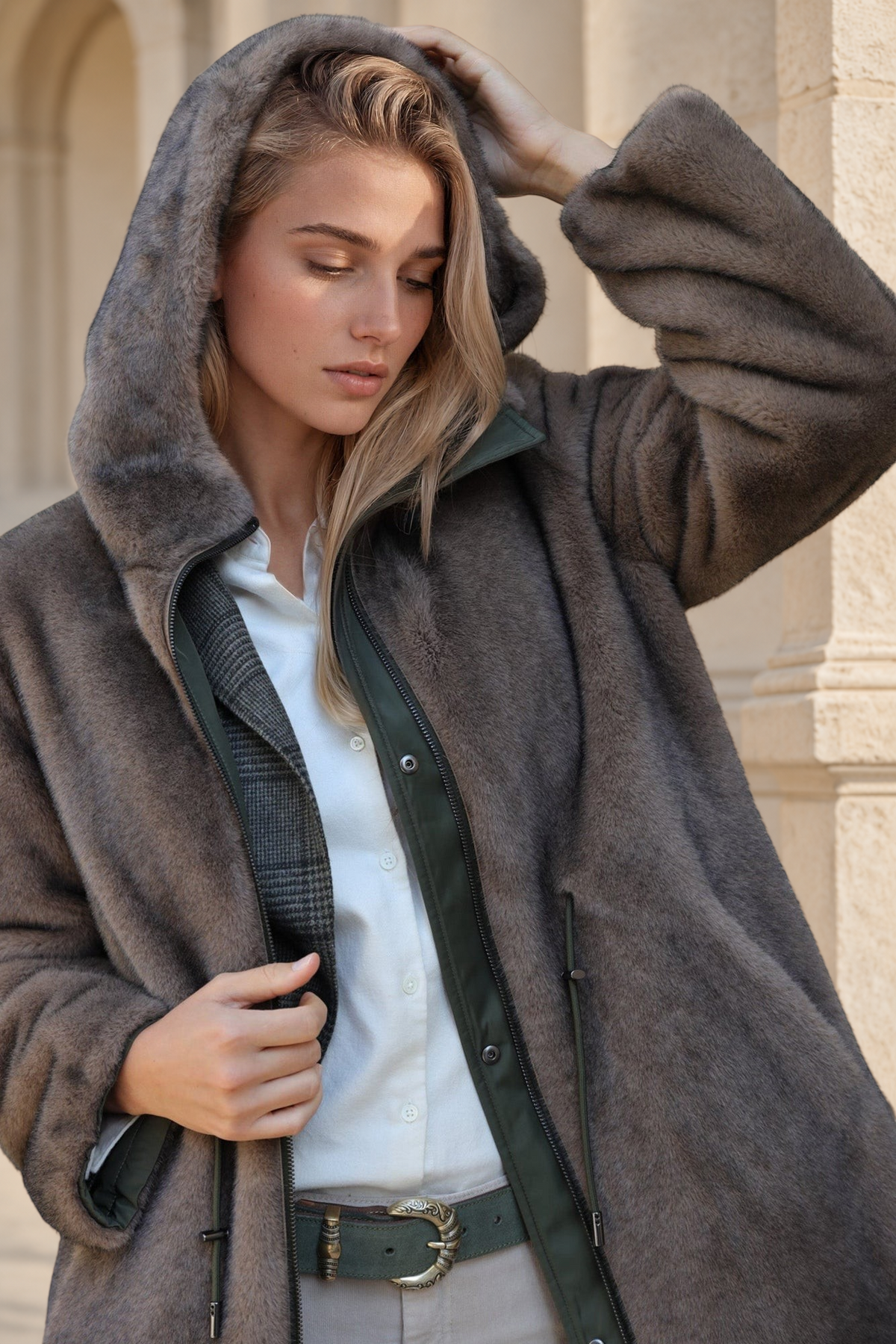CAMILLE REVERSIBLE PARKA