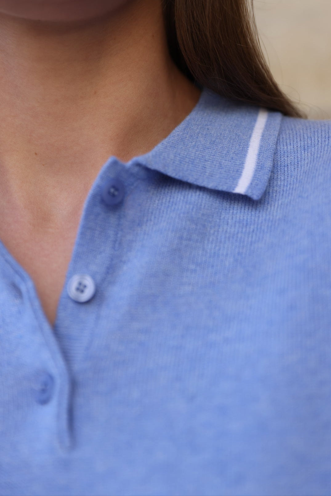 Pull Jade en laine & cachemire - Bleu-PULL FEMME-Curling-Paris
