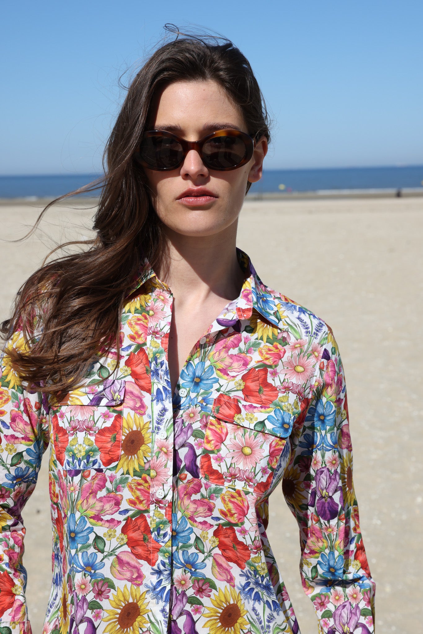 Robe chemisier Rania en coton liberty of london - floral muse-ROBE FEMME-Curling-Paris
