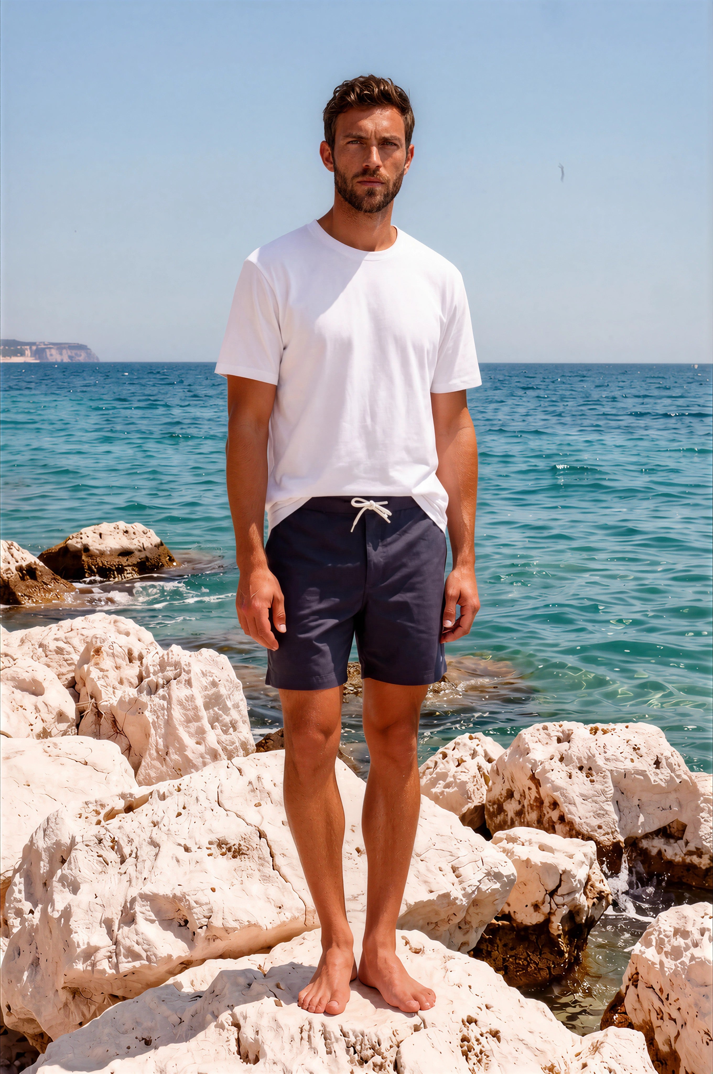 Short de bain - Marine-MAILLOT DE BAIN HOMME-Curling-Paris