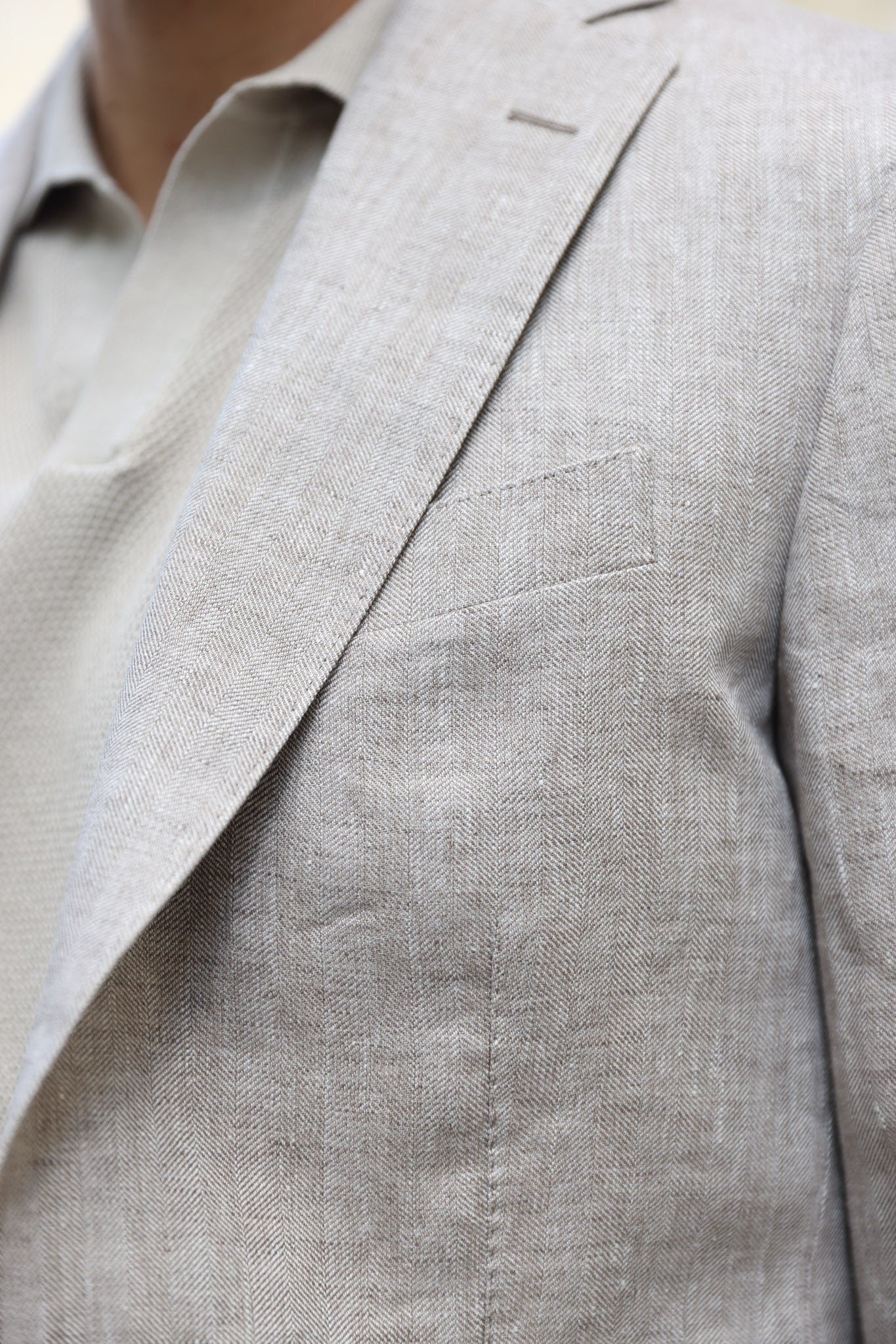 Veste Giorgio en Lin - Pierre-VESTE BLAZER HOMME-Curling-Paris