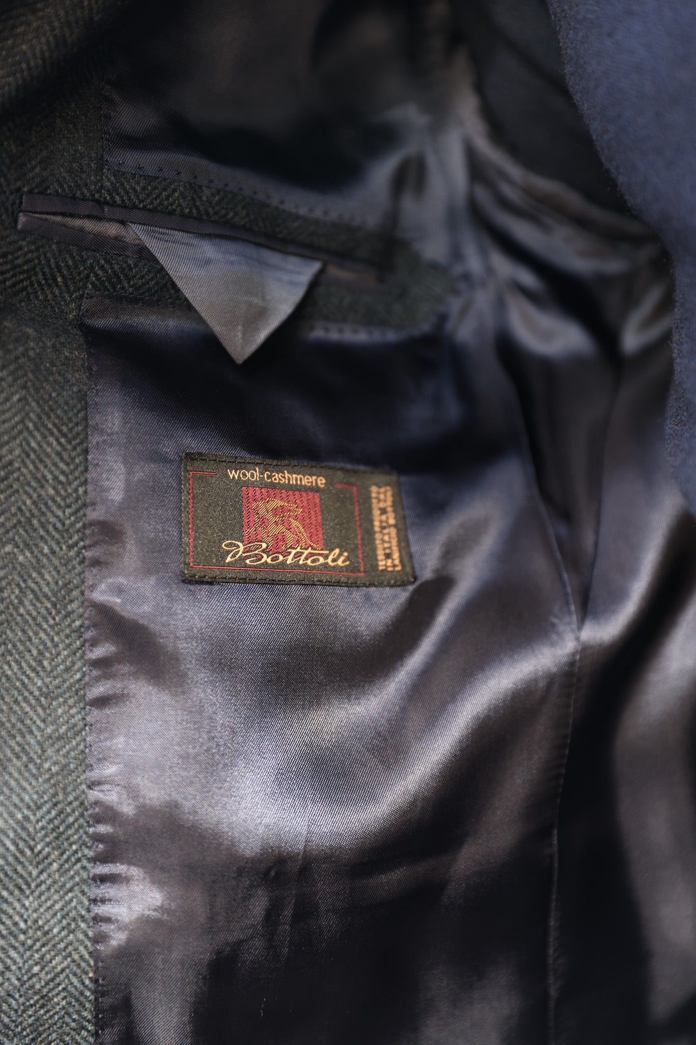 Veste Giorgio en laine et cachemire - Chevron Jeans-VESTE BLAZER HOMME-Curling-Paris