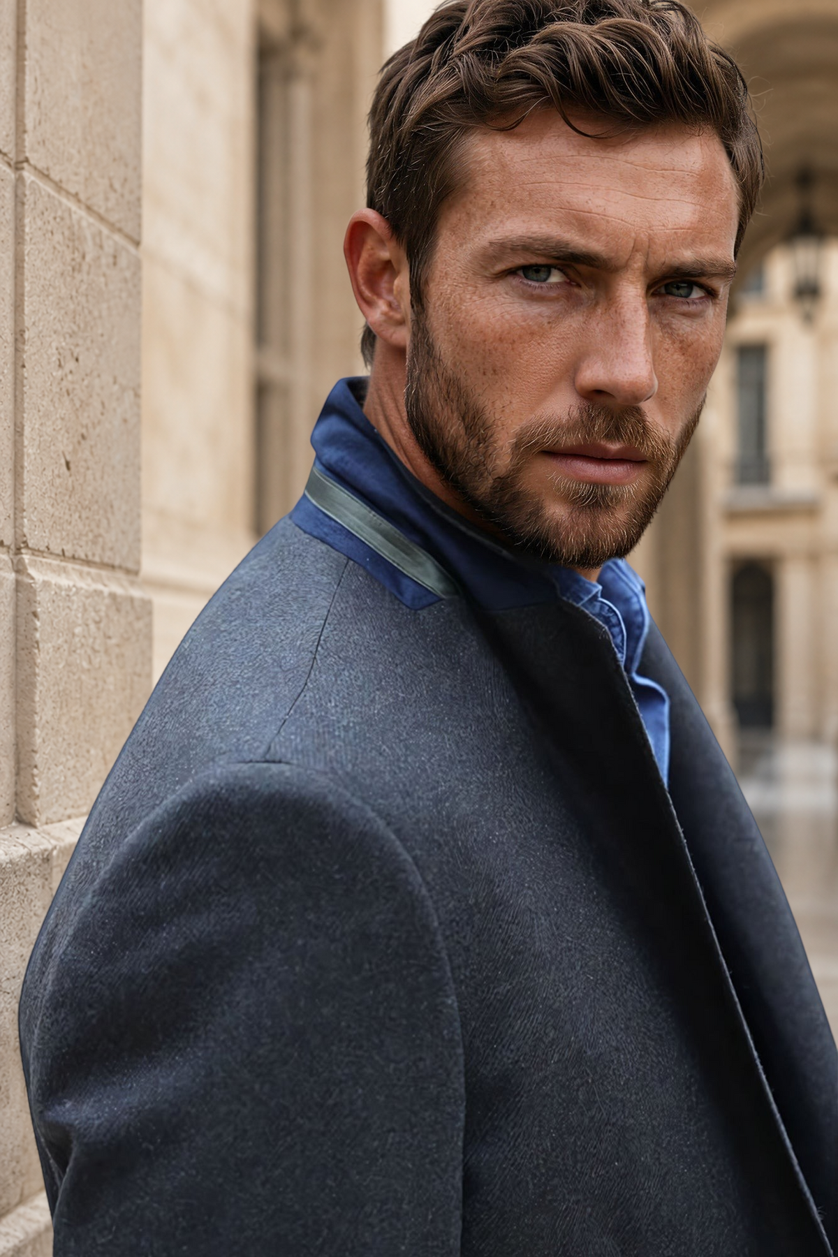 Veste Goal en laine - Kaki-VESTE BLAZER HOMME-Curling-Paris