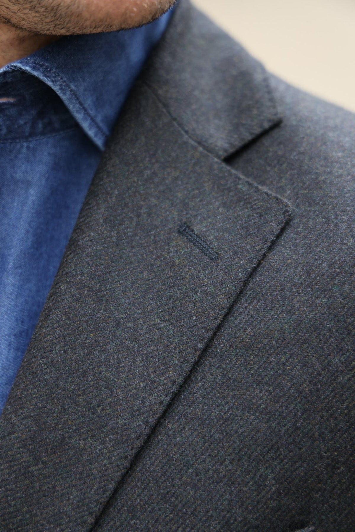 Veste Goal en laine - Kaki-VESTE BLAZER HOMME-Curling-Paris