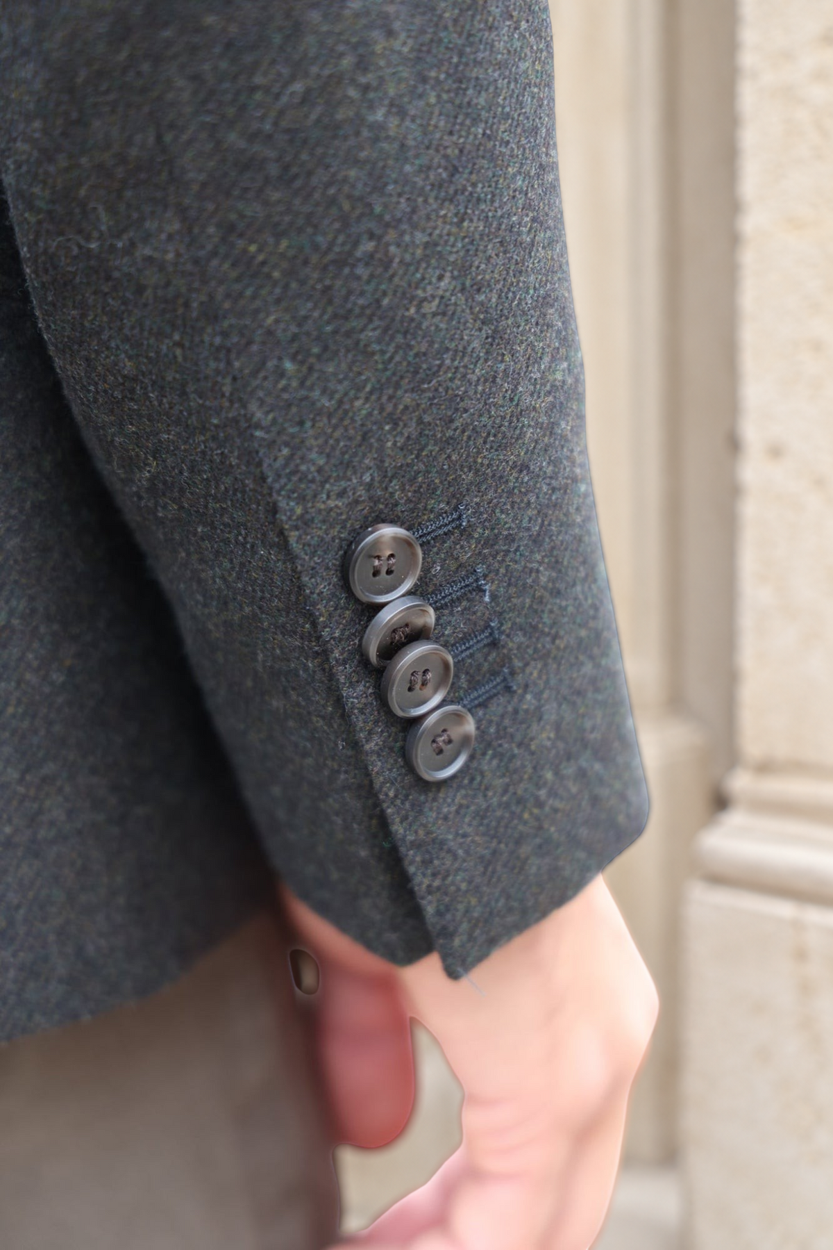 Veste Goal en laine - Kaki-VESTE BLAZER HOMME-Curling-Paris