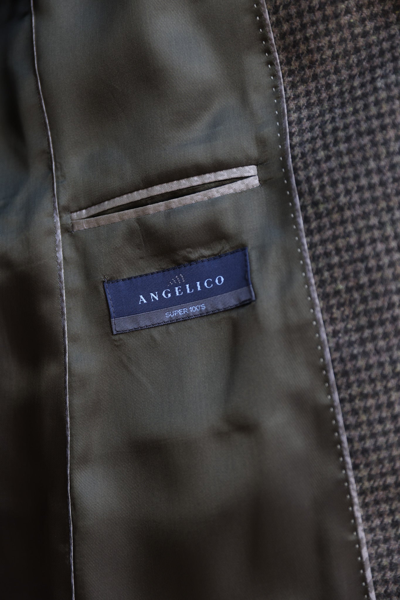 Veste Isabel en laine vierge - Kaki-VESTE BLAZER FEMME-Curling-Paris