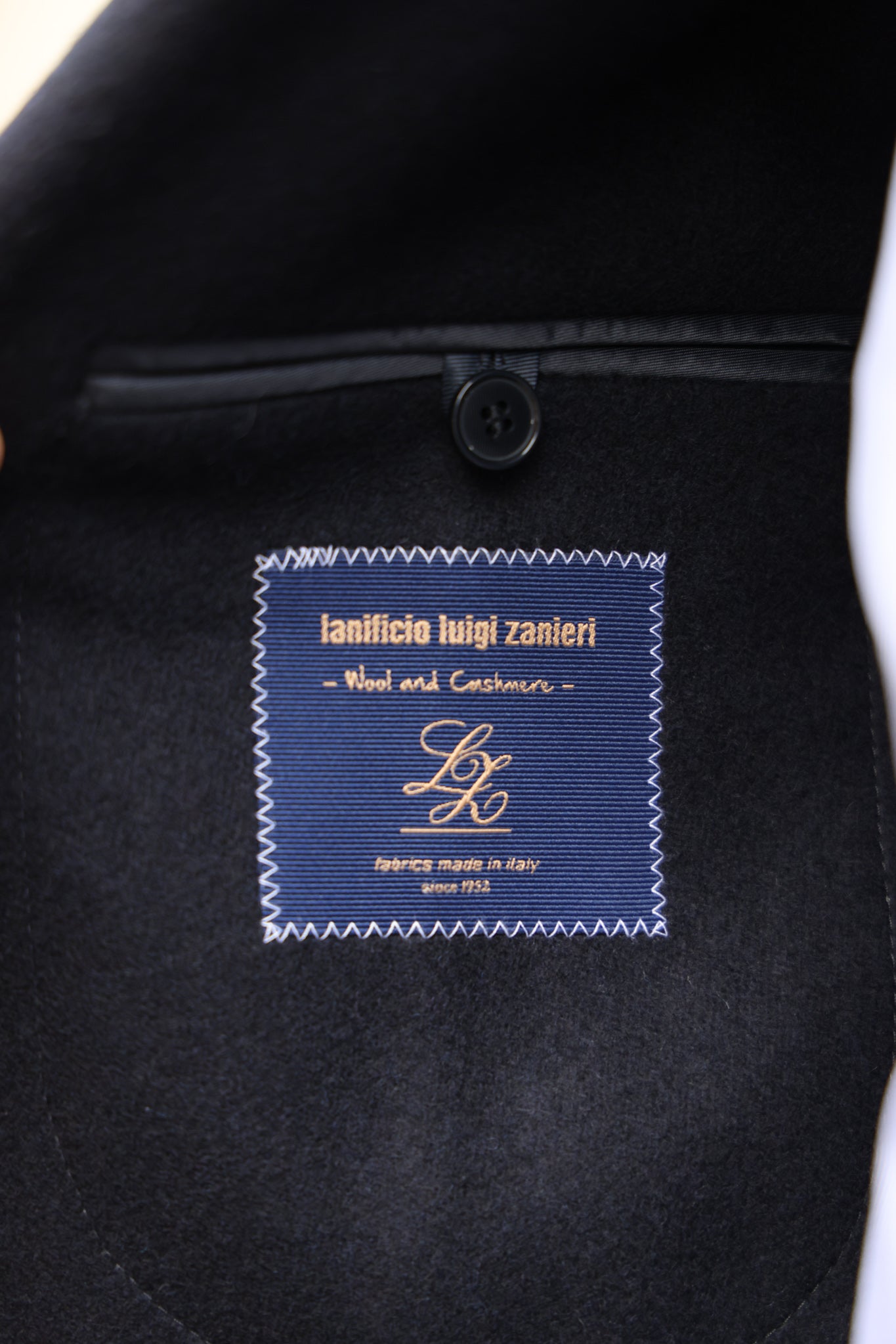 Veste Ralph en laine et cachemire double face Zanieri - Marine-VESTE BLAZER HOMME-Curling-Paris