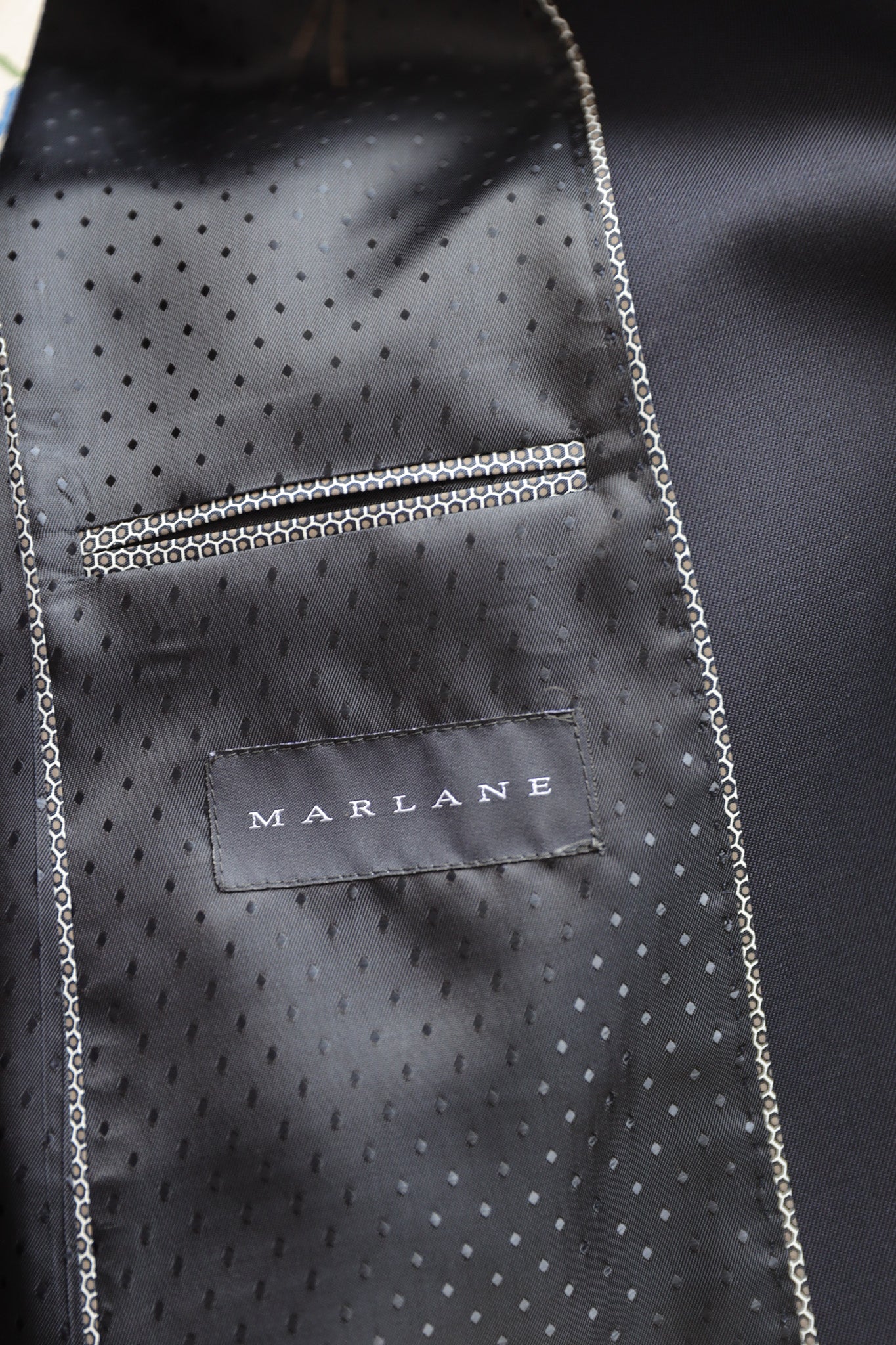 Veste Solange en laine stretch Super 100 - Marine-VESTE BLAZER FEMME-Curling-Paris