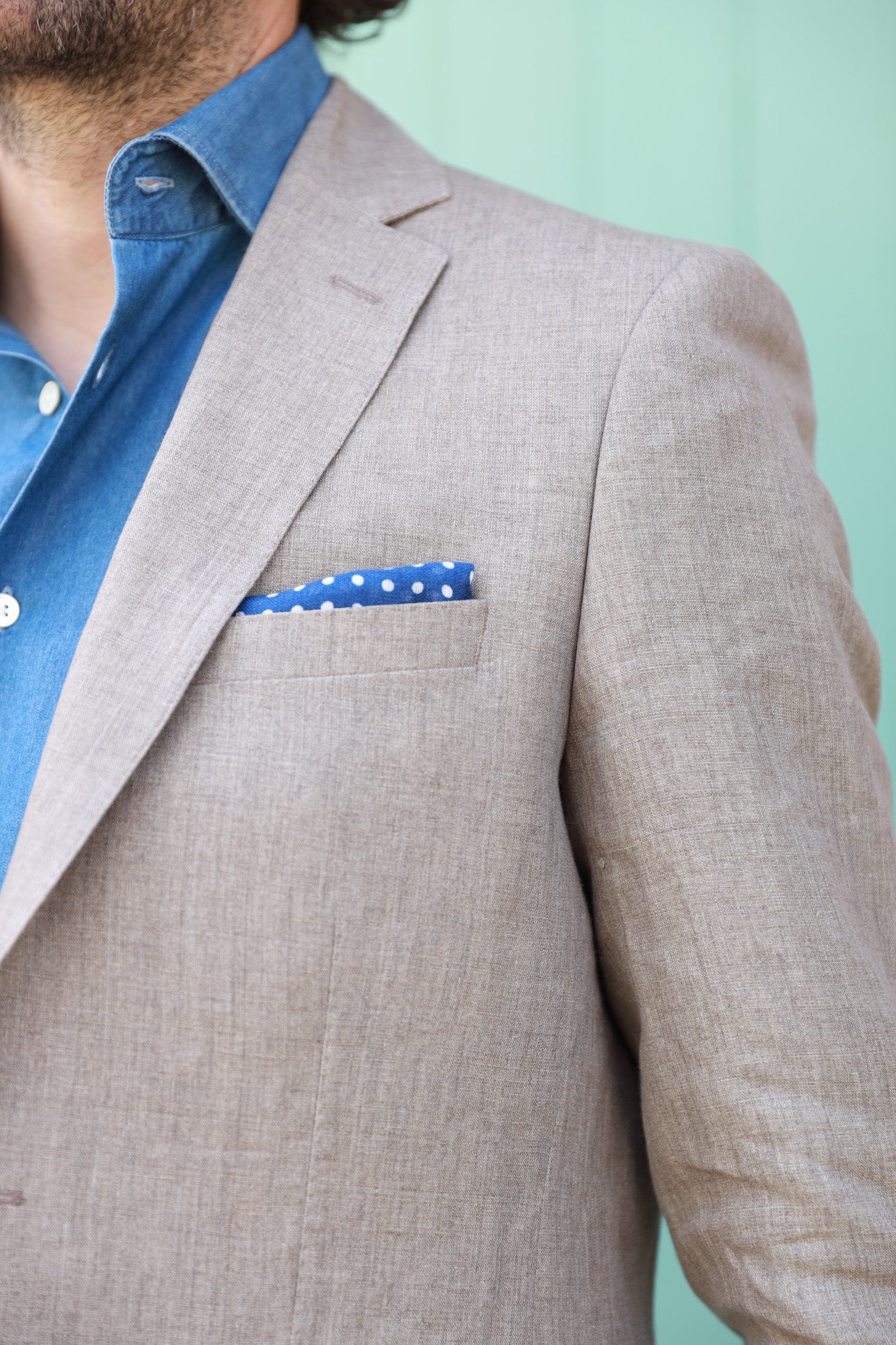 Veste Steven en lin Angelico - Beige-VESTE BLAZER HOMME-Curling-Paris