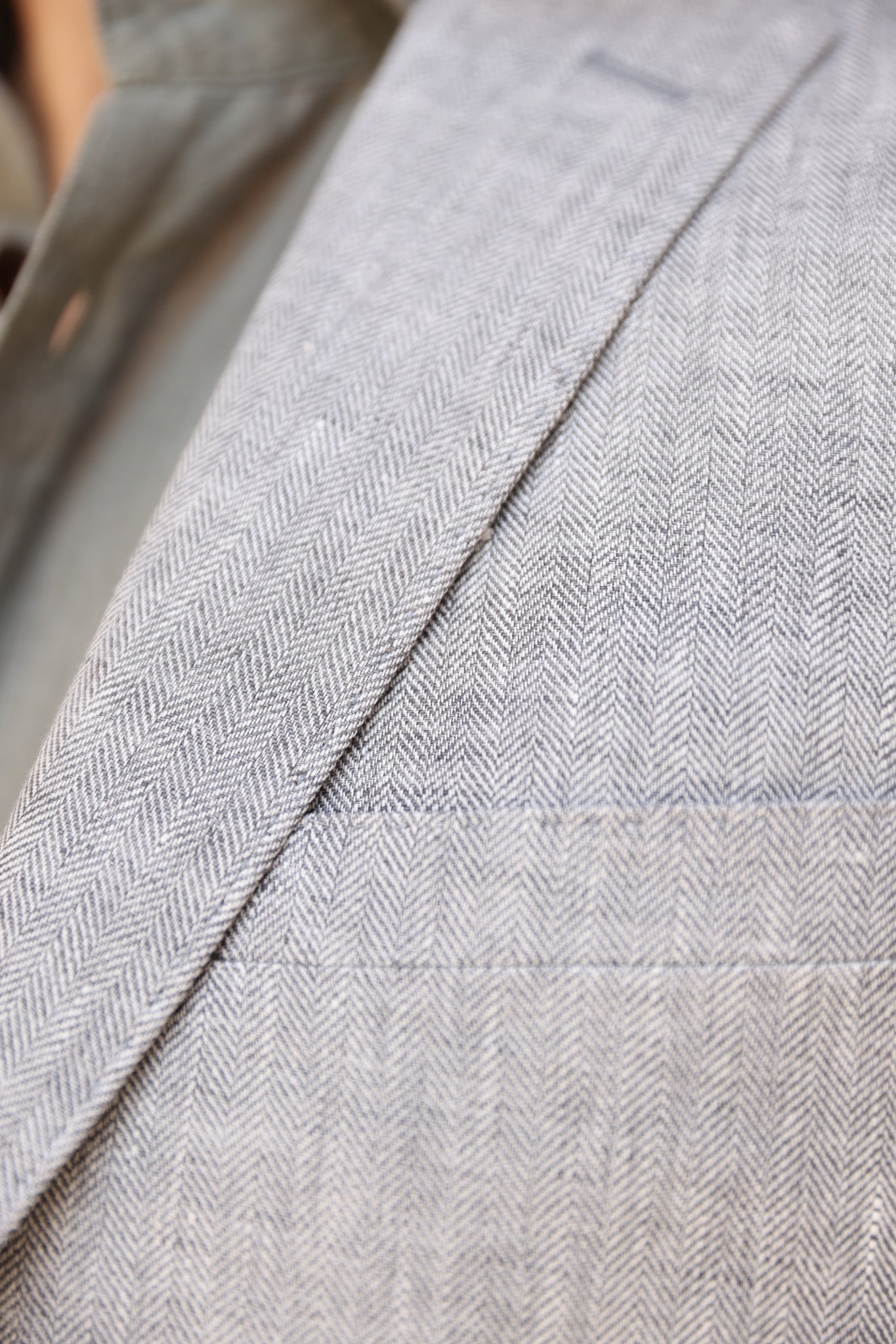 Veste Steven en lin - Gris clair-VESTE BLAZER HOMME-Curling-Paris